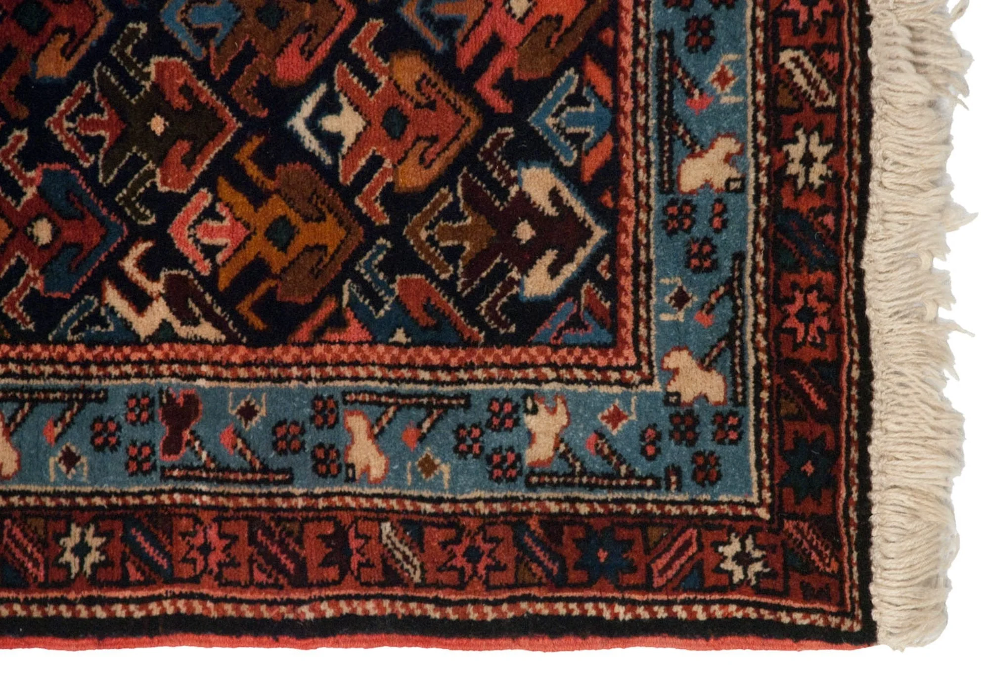 3.5x10.5 Vintage Ardebil Rug Runner - Image 3