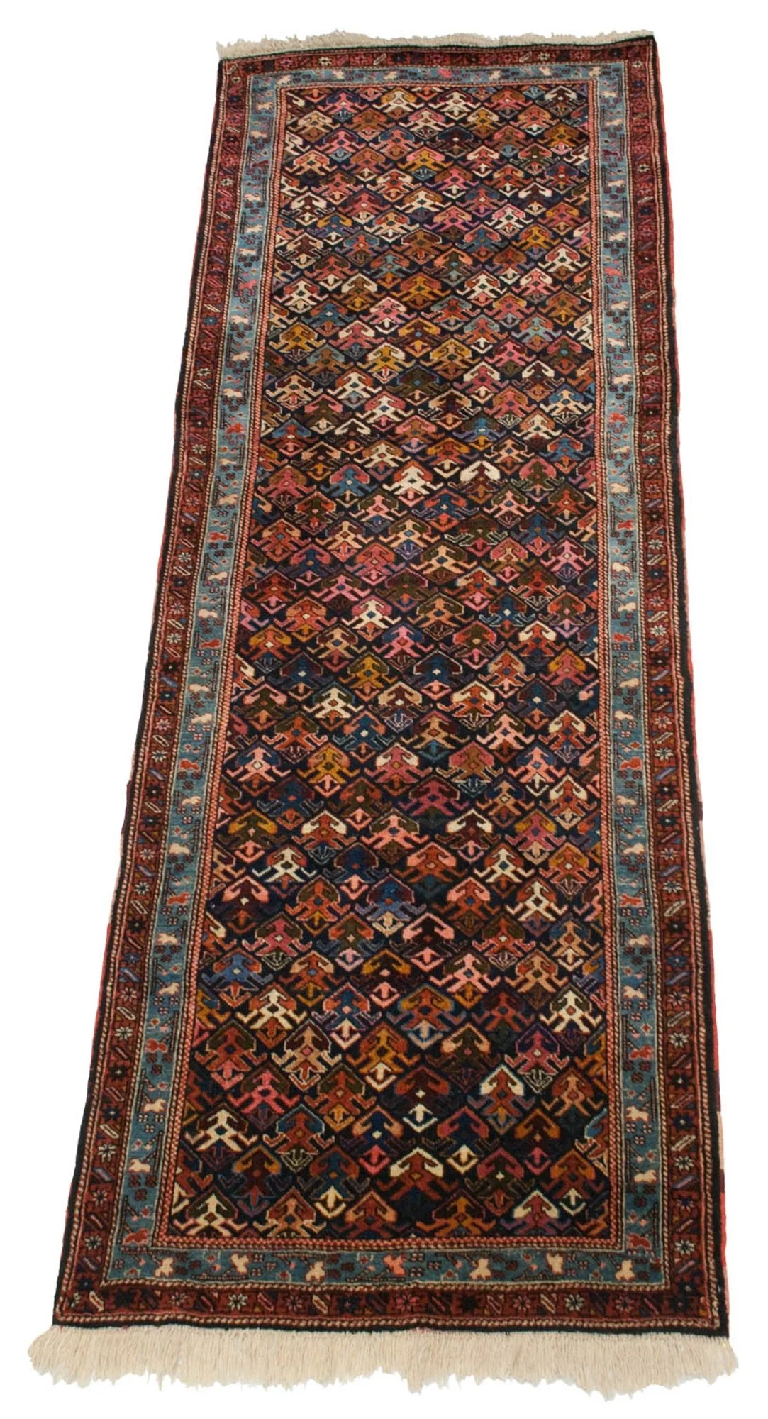 3.5x10.5 Vintage Ardebil Rug Runner - Image 4