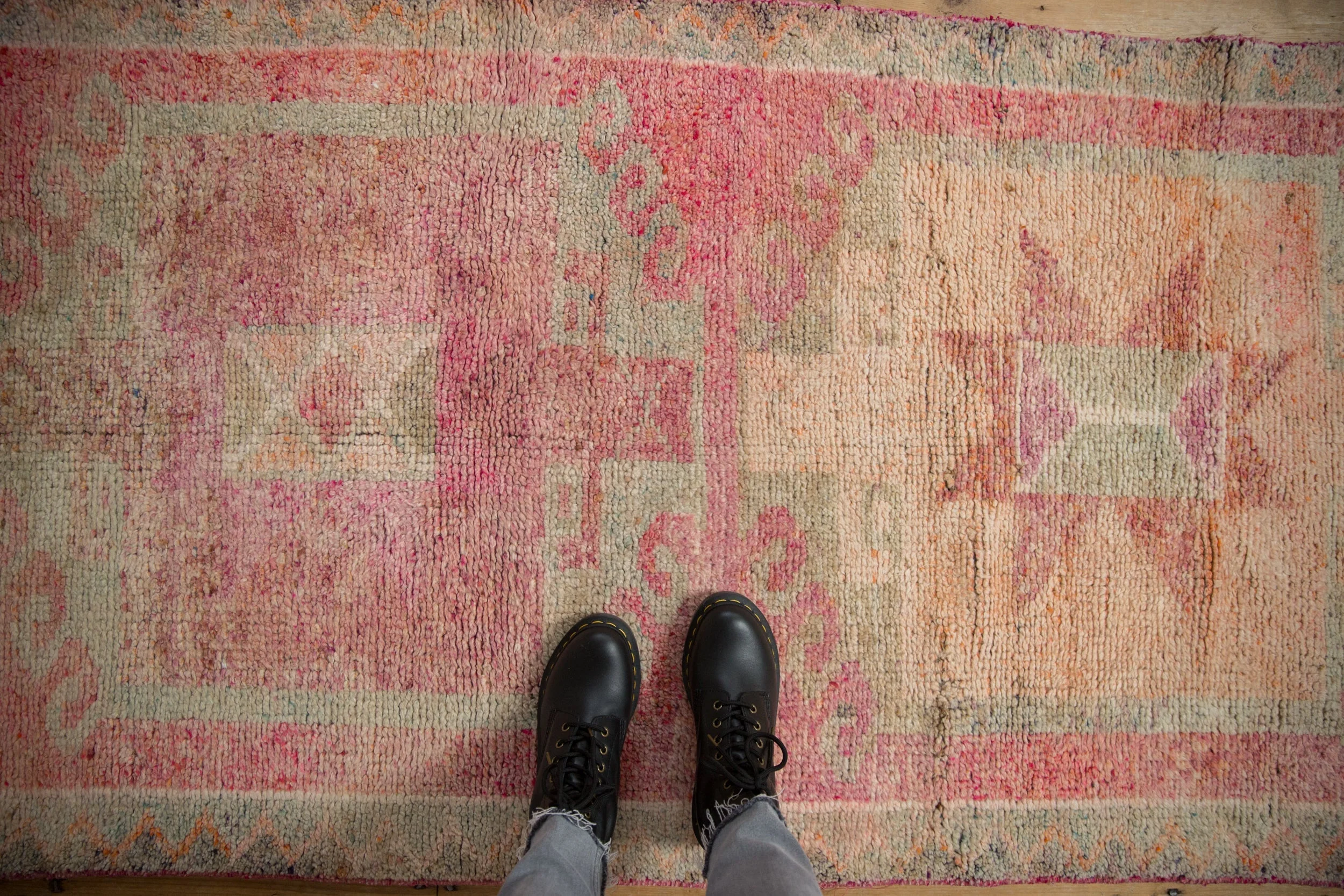 3.5x10.5 Vintage Distressed Kurd Rug Runner - Image 2