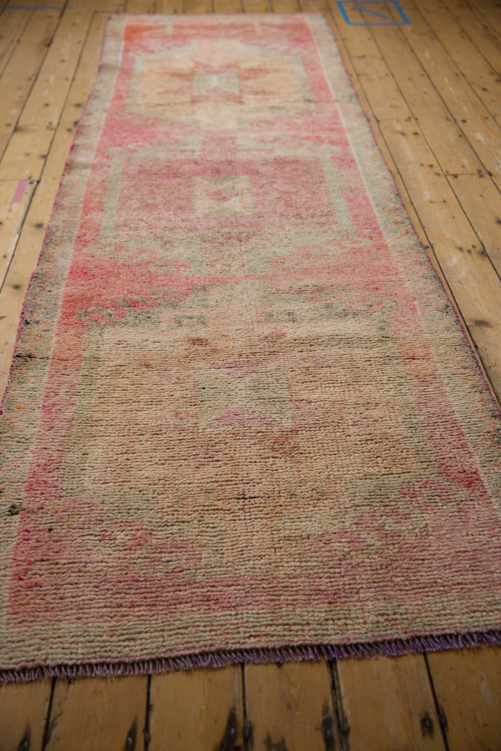 3.5x10.5 Vintage Distressed Kurd Rug Runner - Image 6