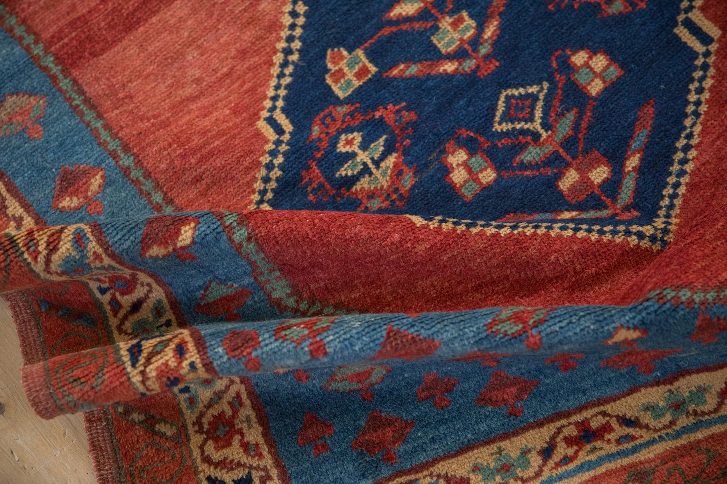 3.5x10 Antique Bakshaish Rug Runner - Image 11