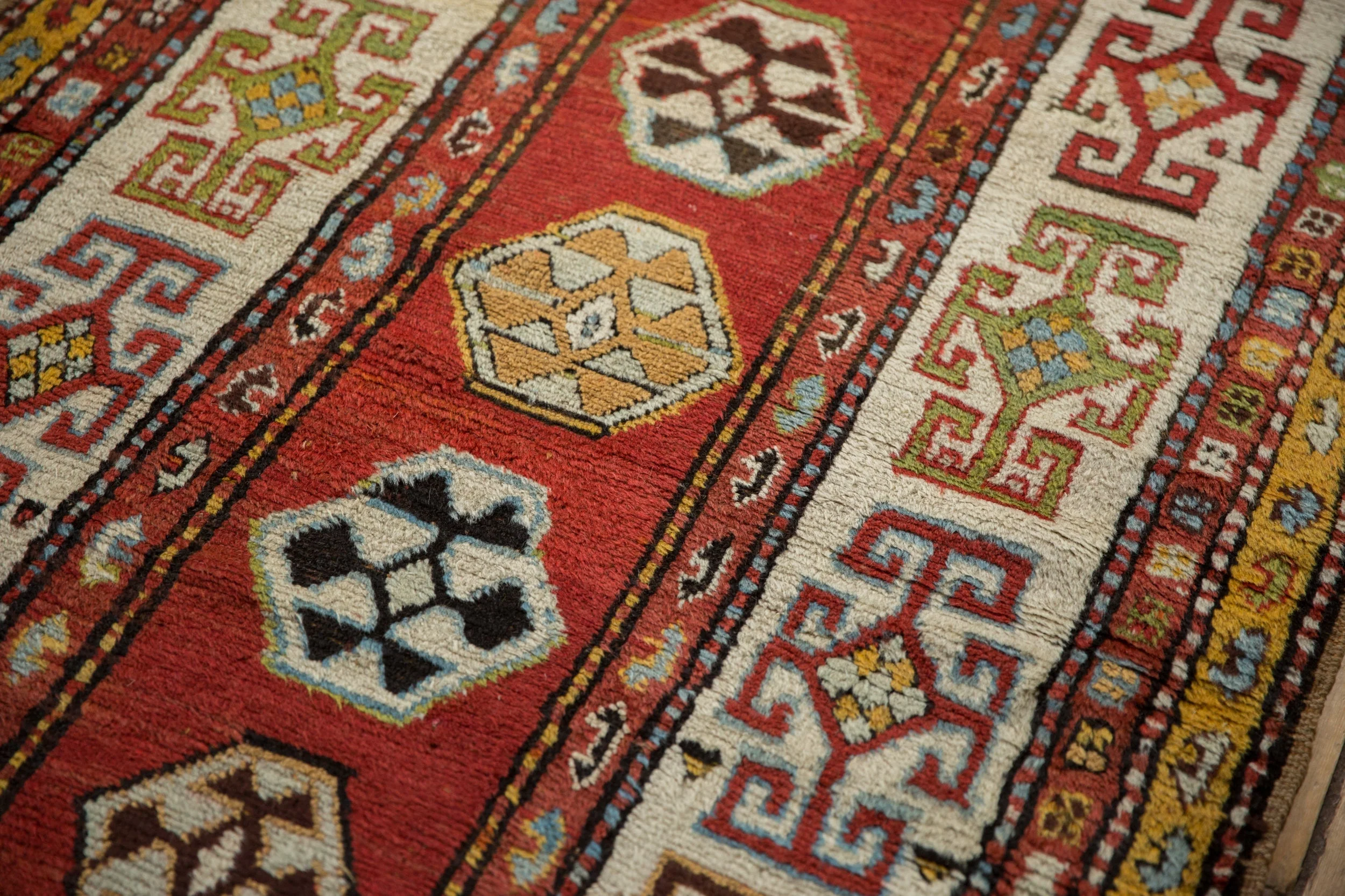 3.5x10 Antique Kazak Rug Runner - Image 13