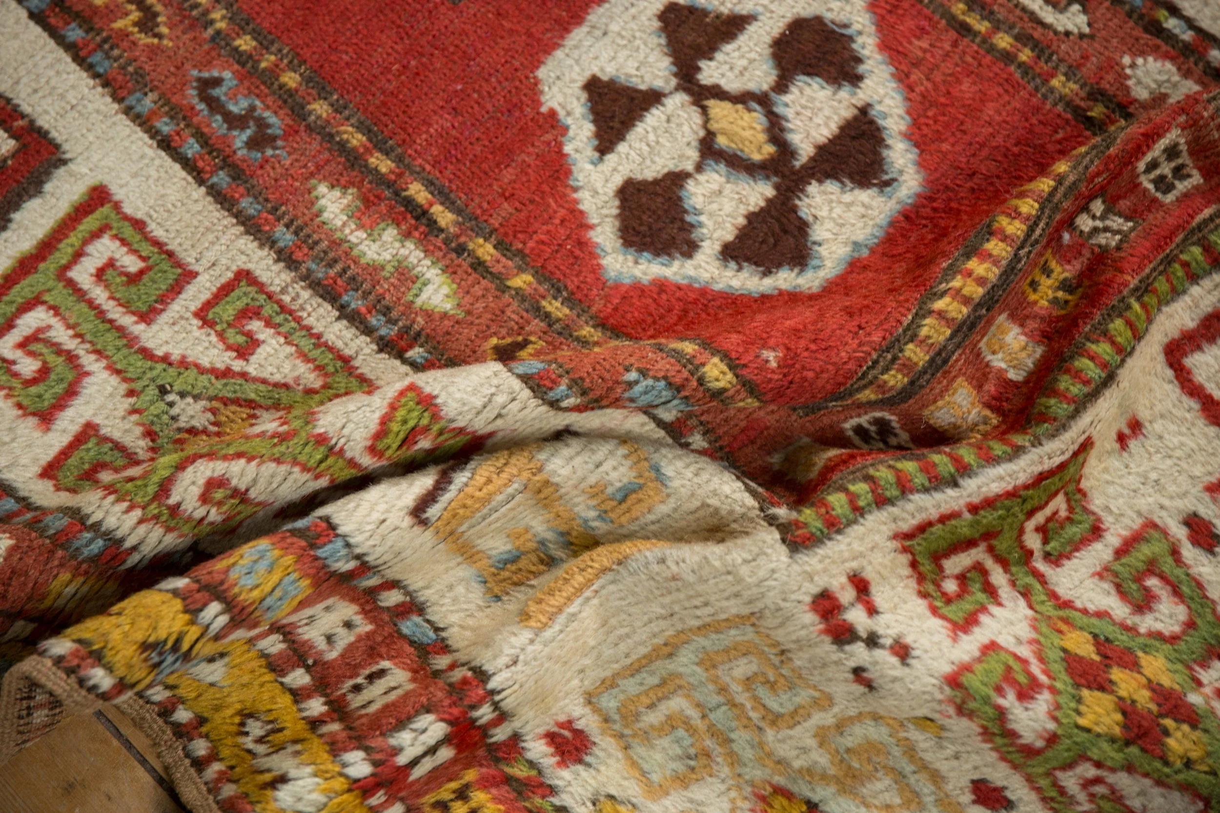 3.5x10 Antique Kazak Rug Runner - Image 14