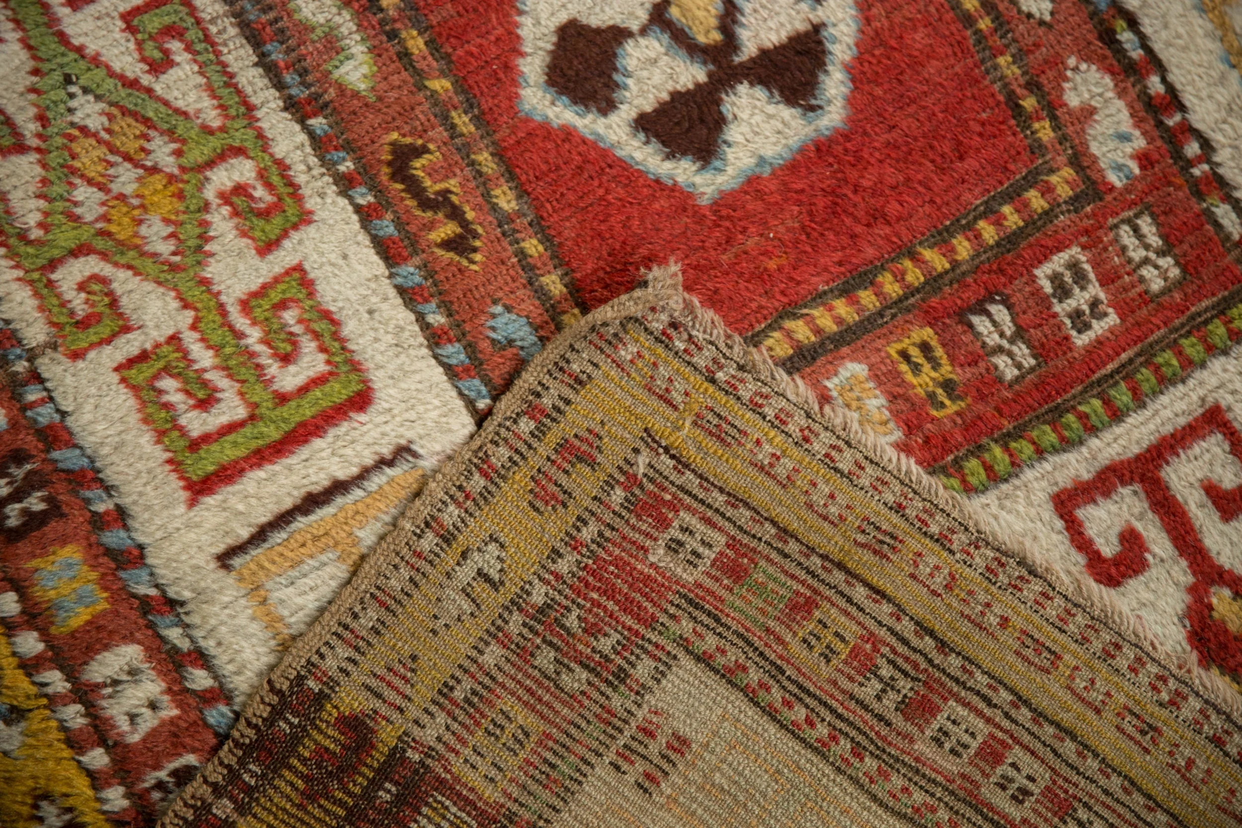 3.5x10 Antique Kazak Rug Runner - Image 15