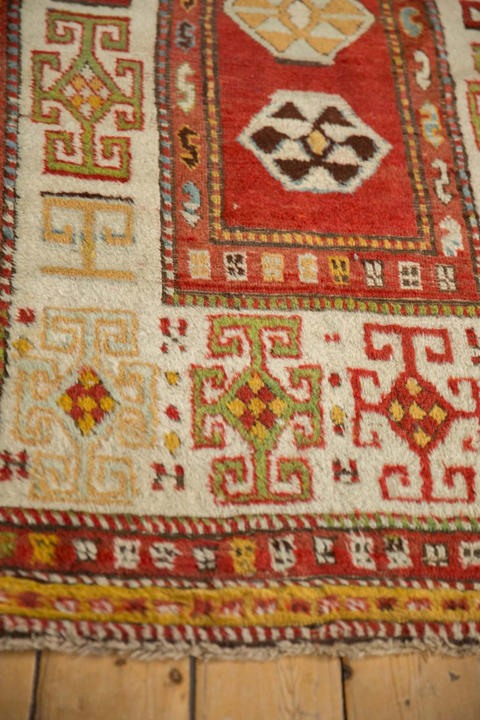 3.5x10 Antique Kazak Rug Runner - Image 5