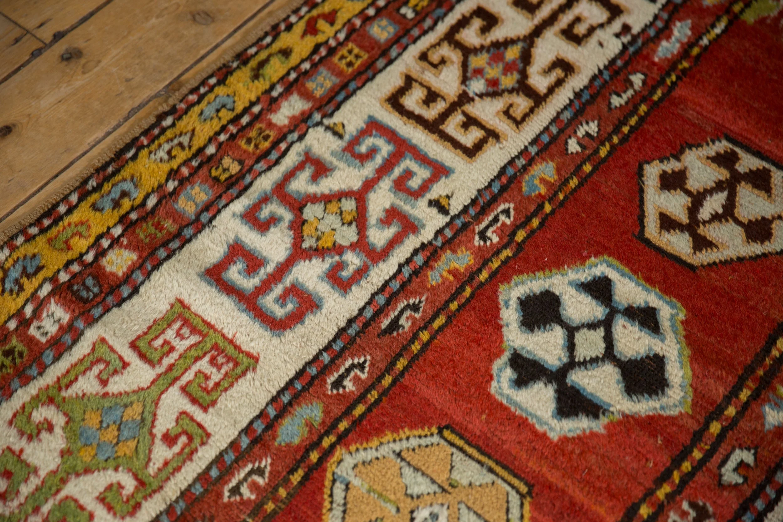 3.5x10 Antique Kazak Rug Runner - Image 8