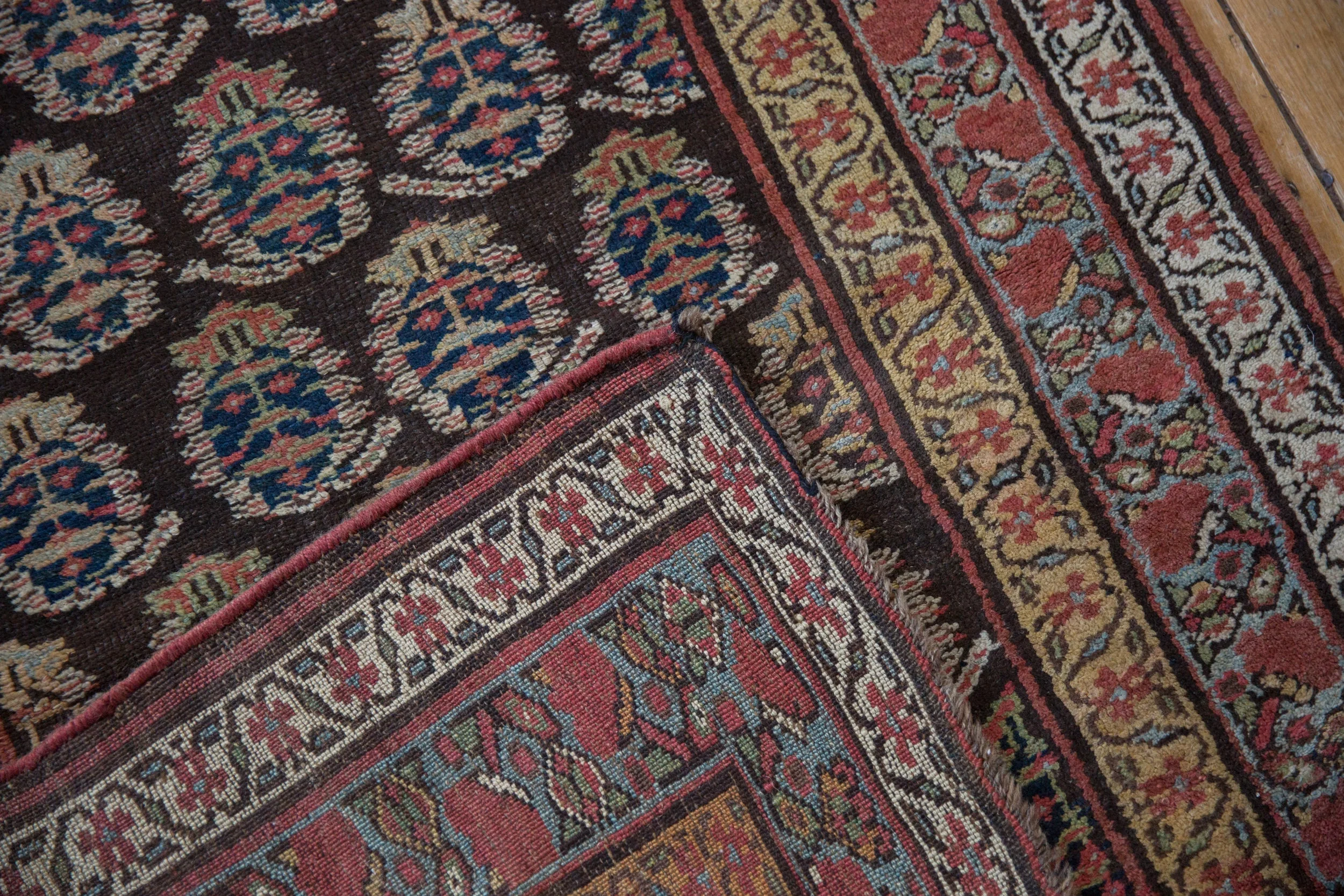 3.5x10 Antique Kurdish Rug Runner - Image 9