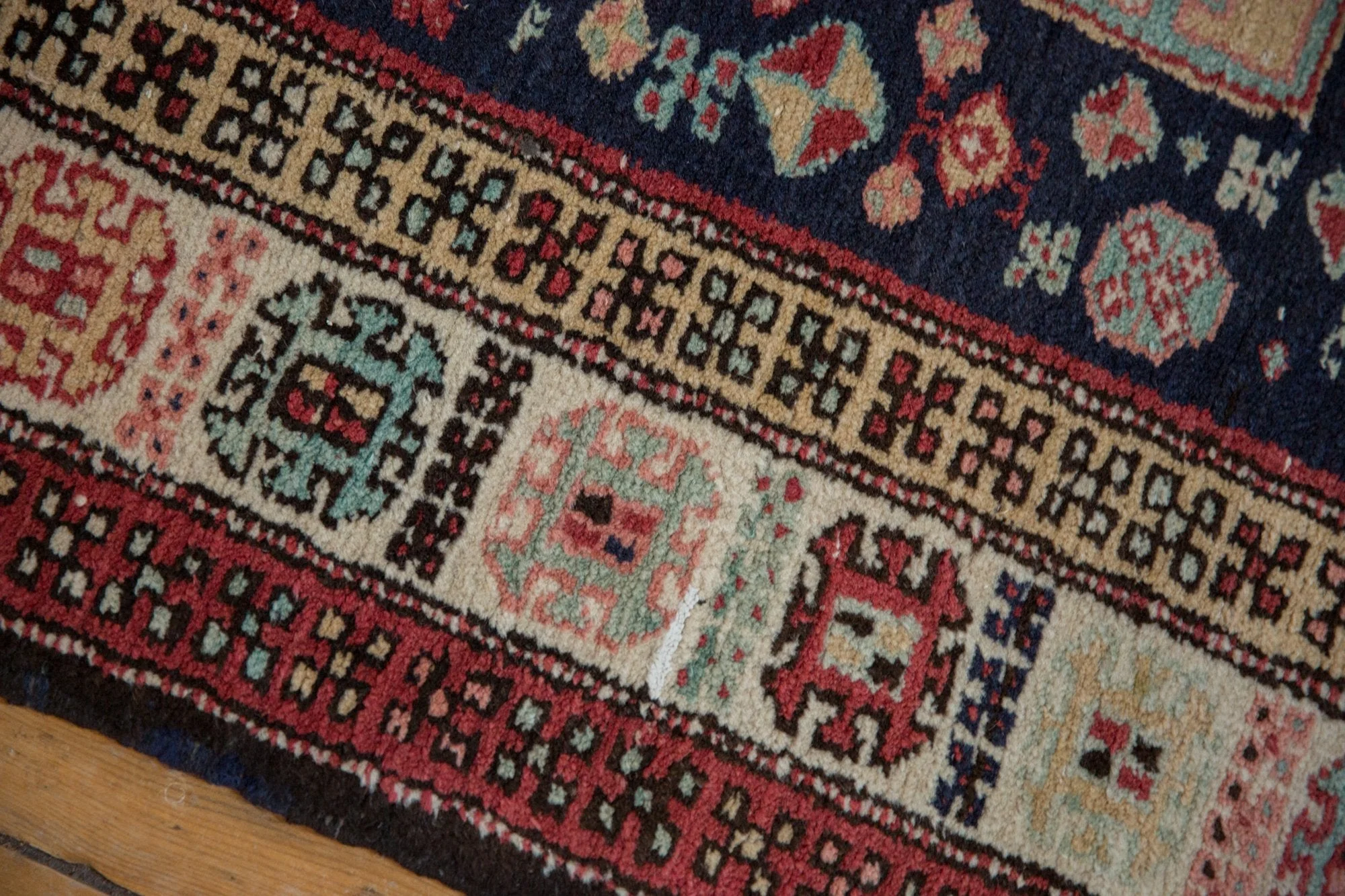 3.5x10 Vintage Ardebil Rug Runner - Image 12