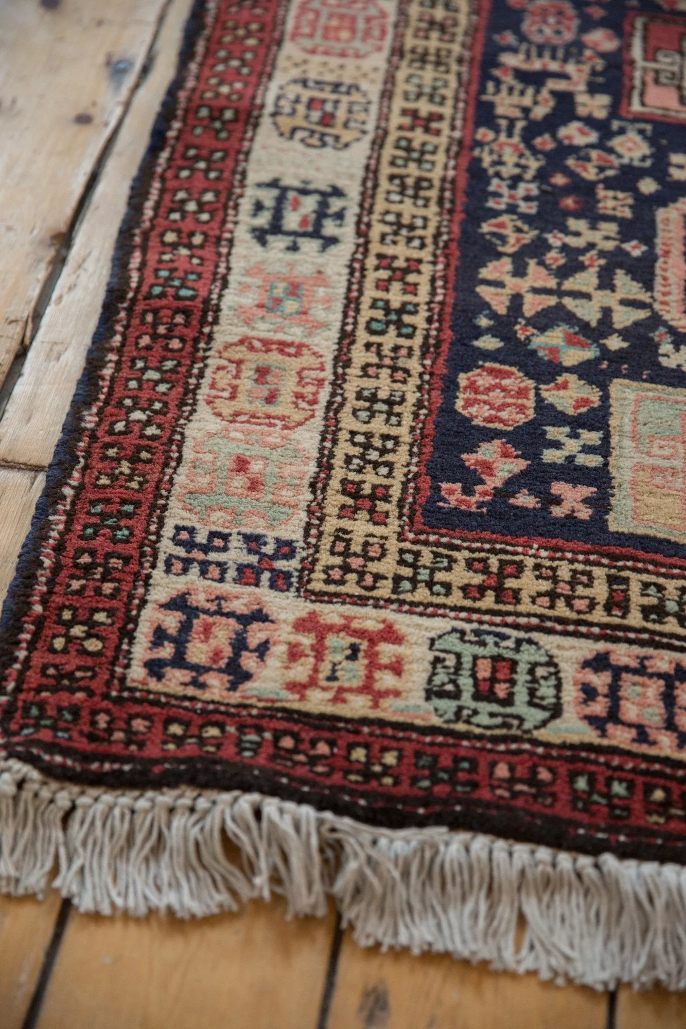 3.5x10 Vintage Ardebil Rug Runner - Image 7