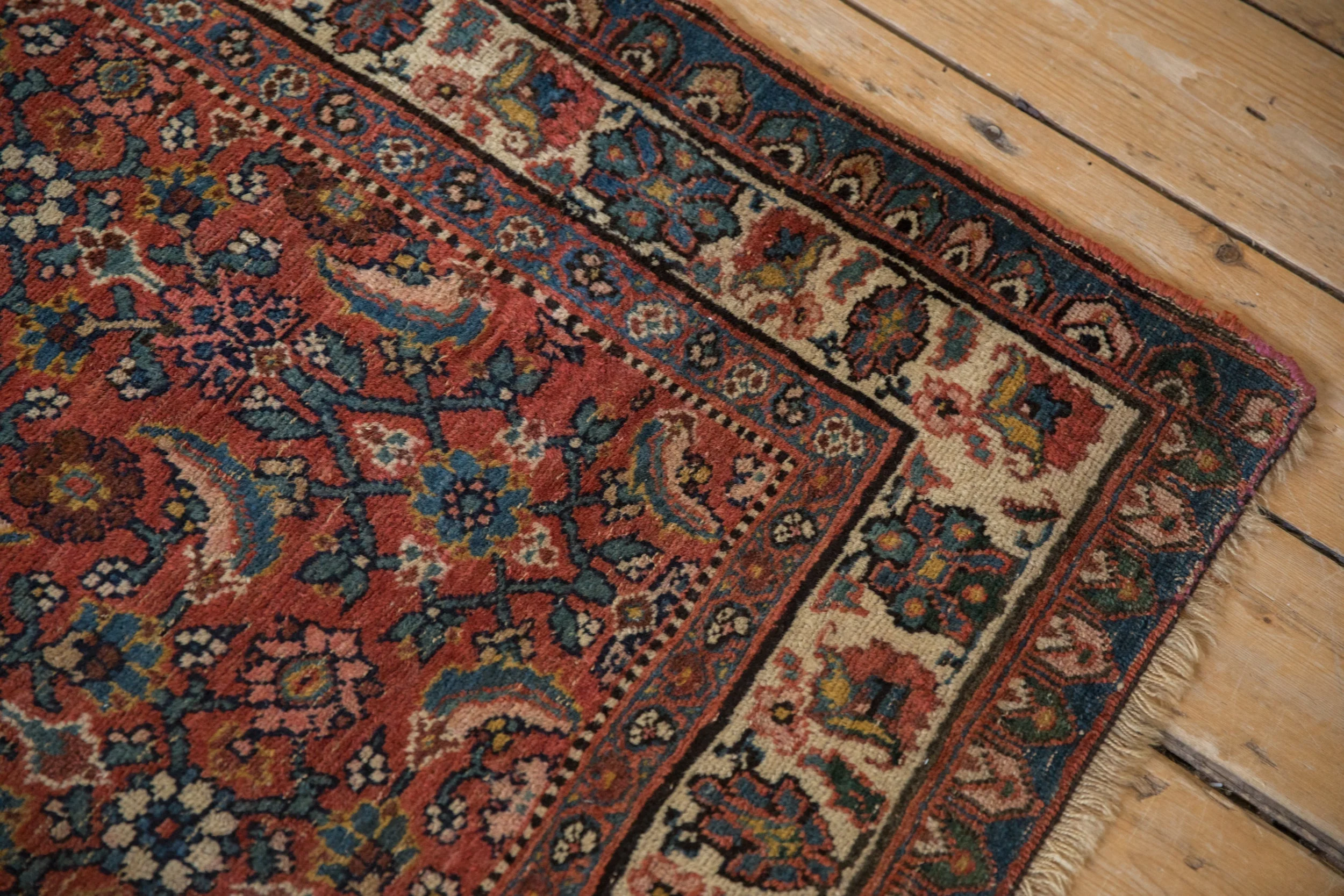 3.5x10 Vintage Bijar Rug Runner - Image 11
