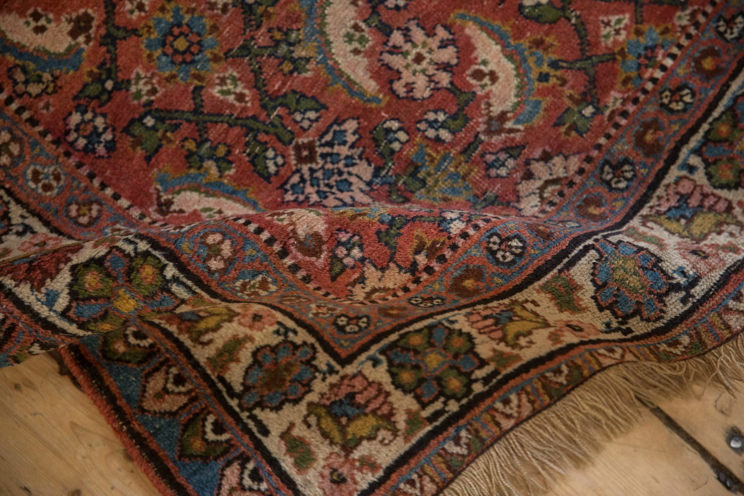 3.5x10 Vintage Bijar Rug Runner - Image 13