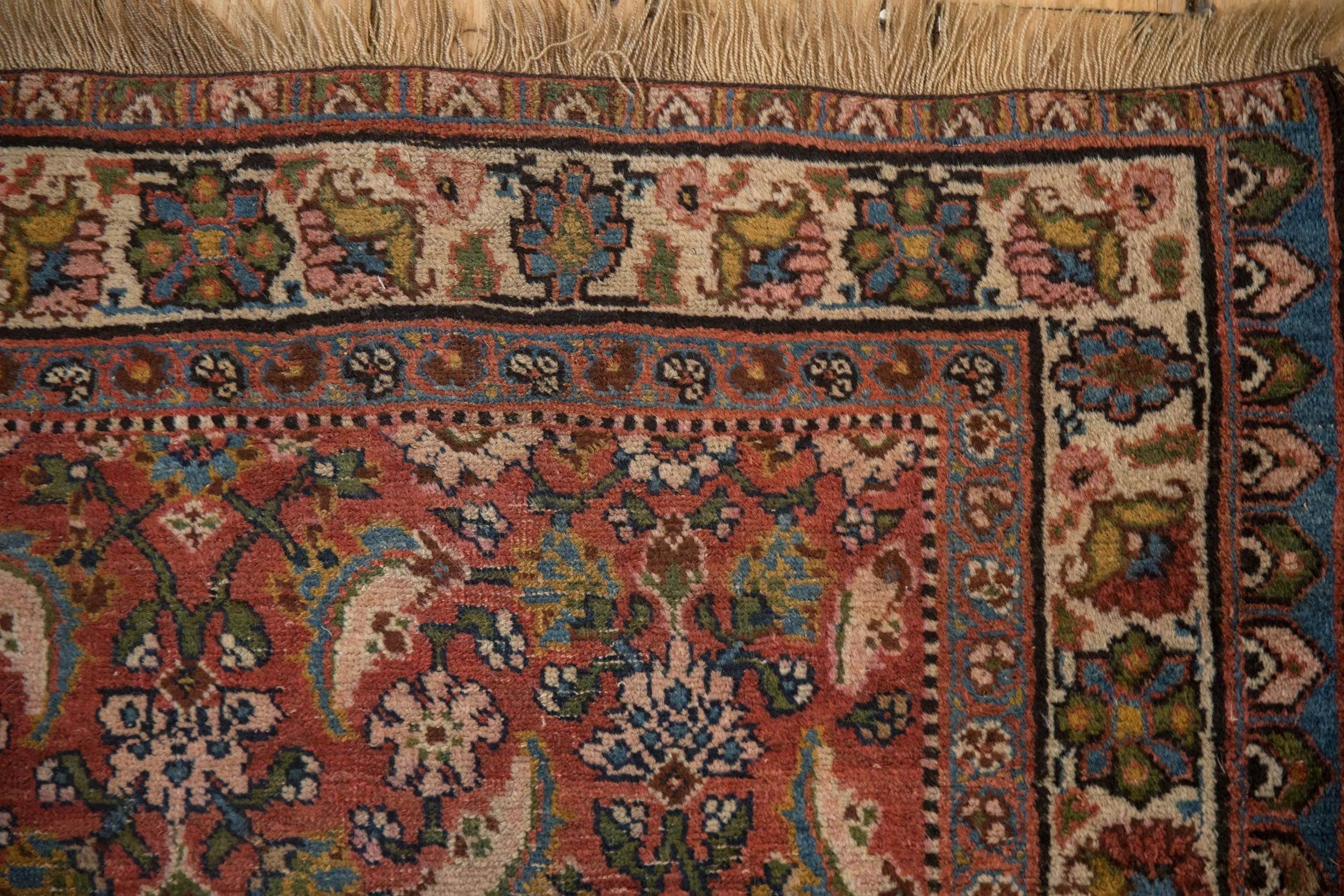 3.5x10 Vintage Bijar Rug Runner - Image 3