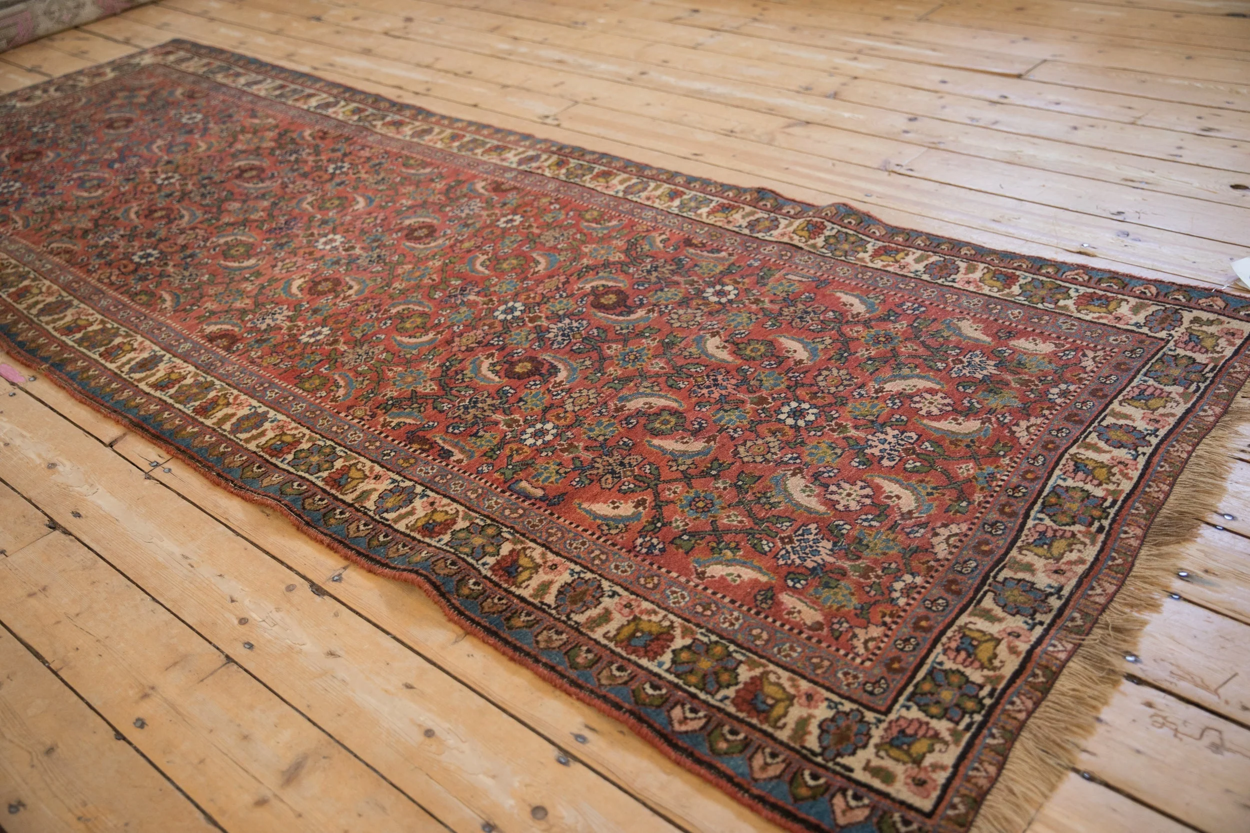 3.5x10 Vintage Bijar Rug Runner - Image 4