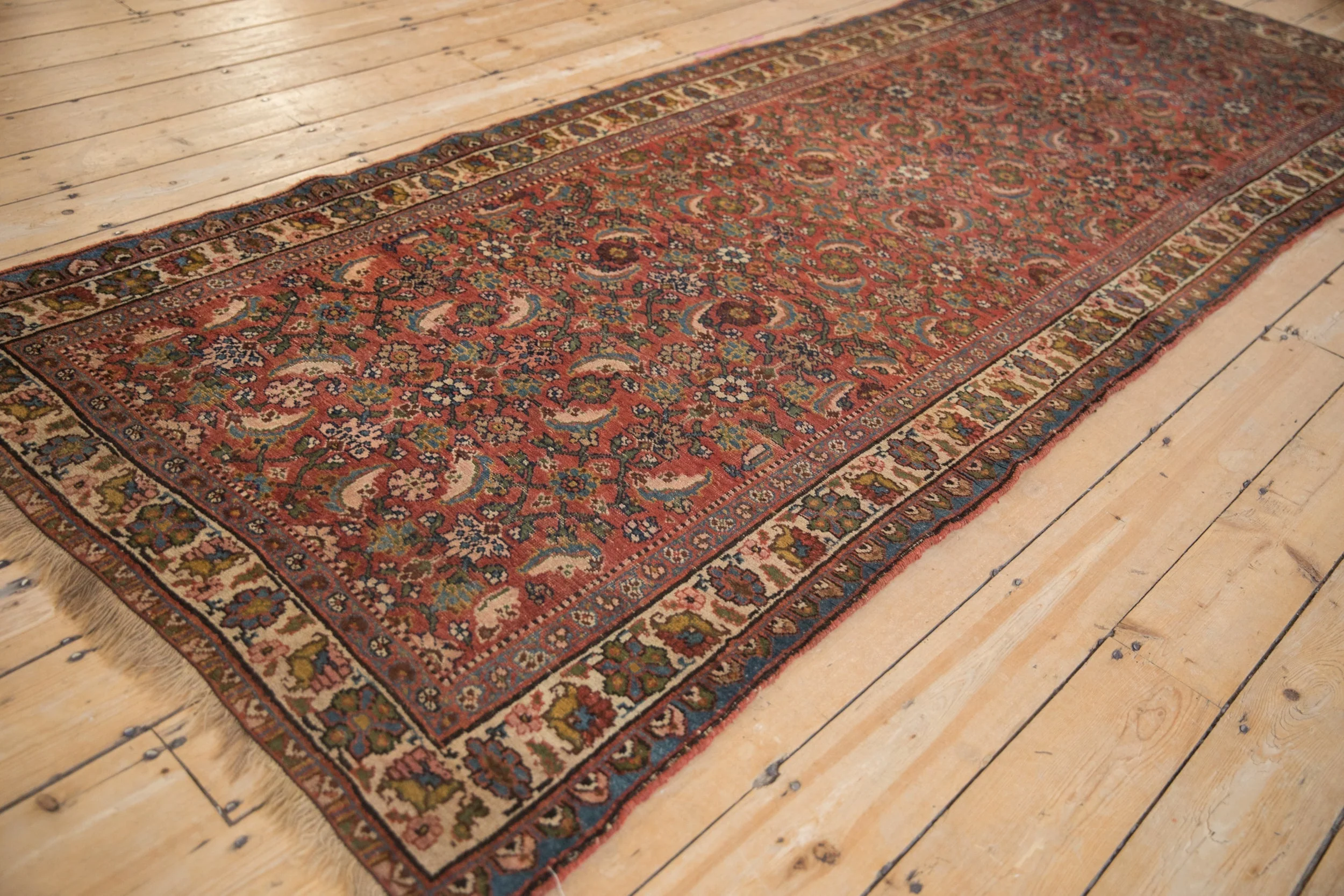 3.5x10 Vintage Bijar Rug Runner - Image 6