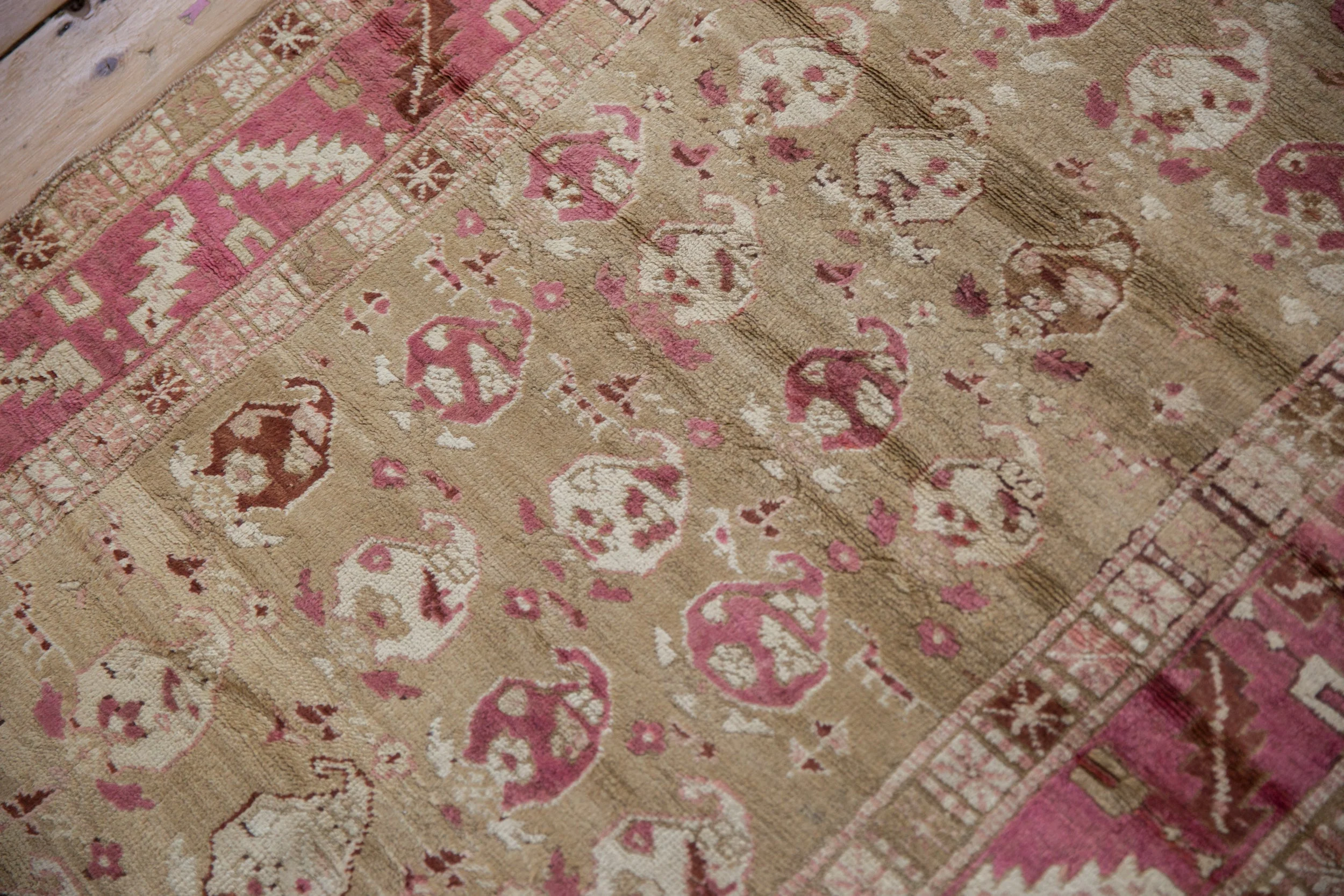 3.5x10 Vintage Distressed Karabagh Rug Runner - Image 11
