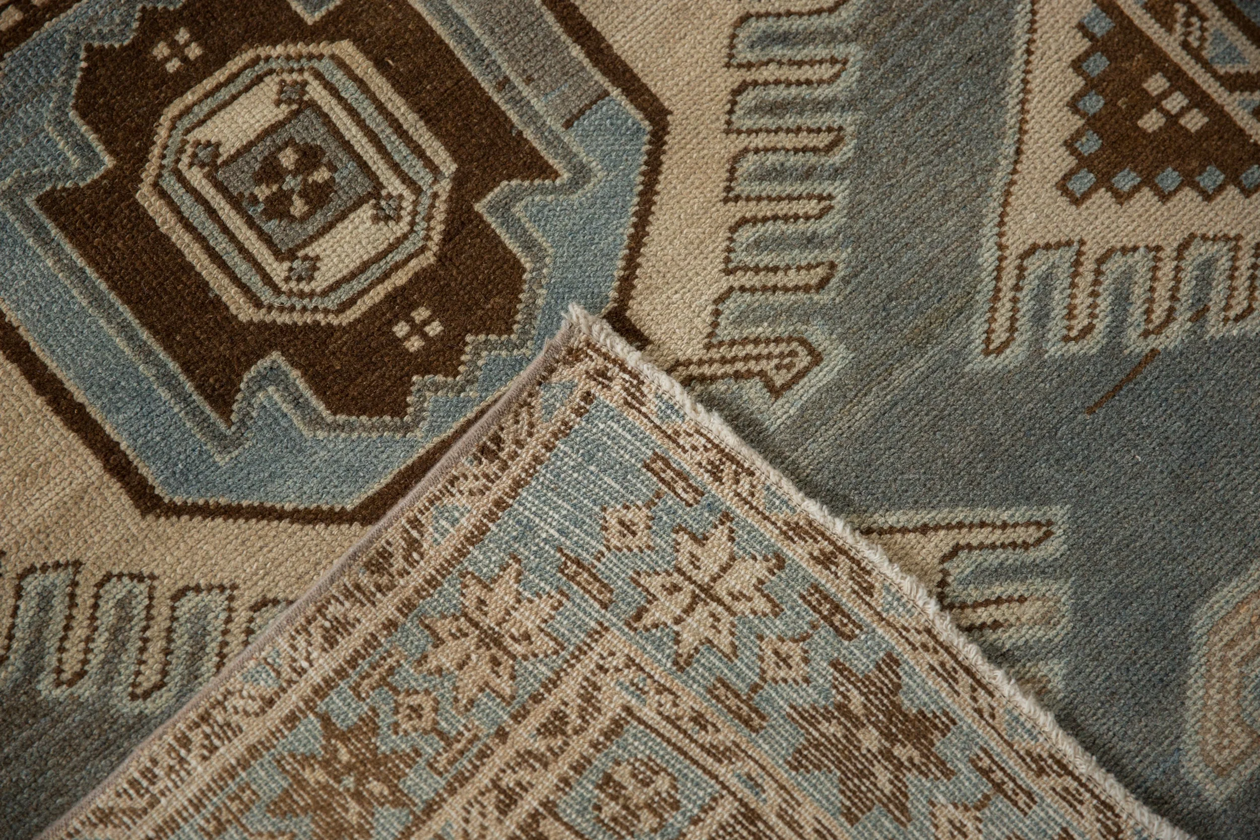 3.5x10 Vintage Distressed Malayer Rug Runner - Image 12