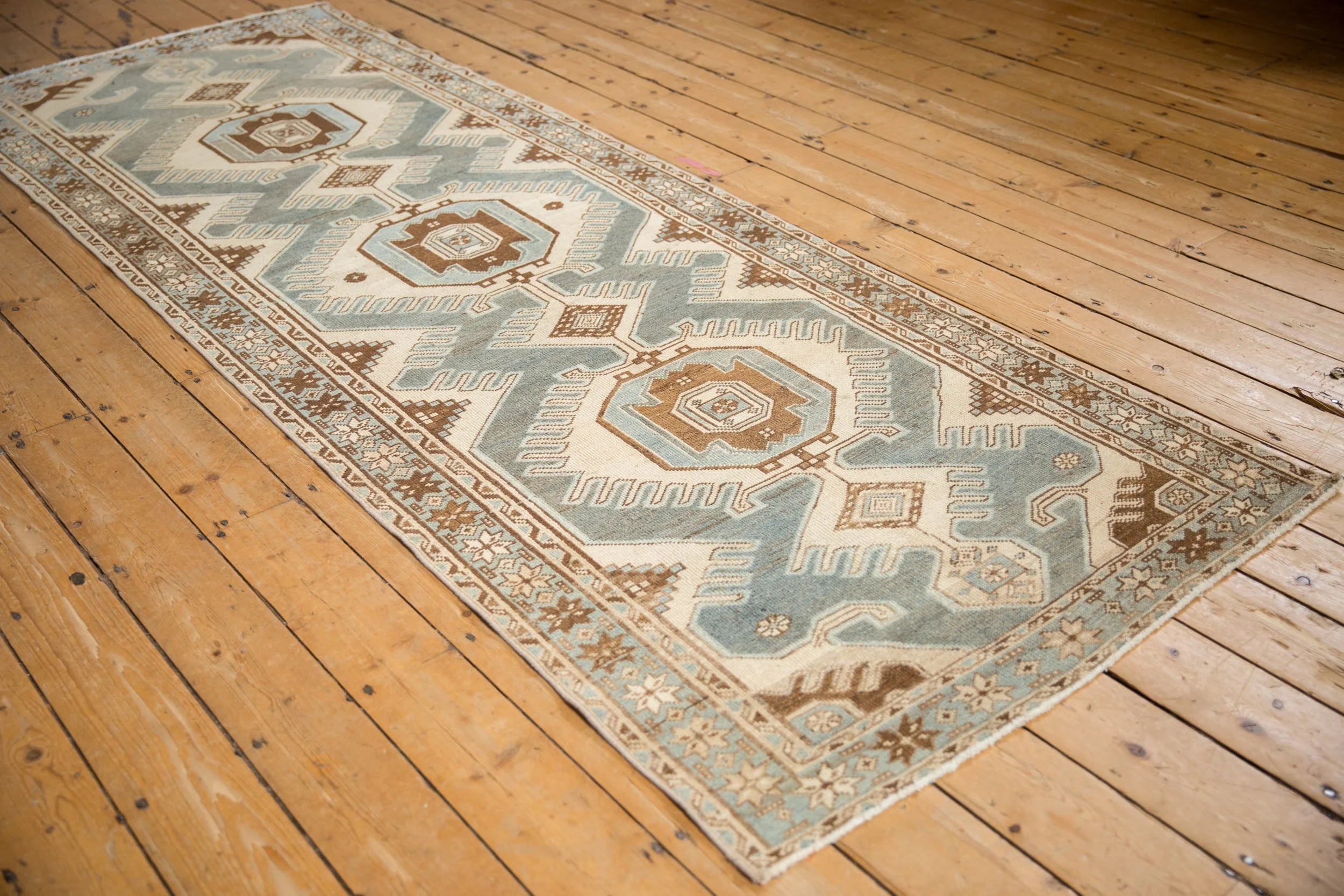 3.5x10 Vintage Distressed Malayer Rug Runner - Image 4