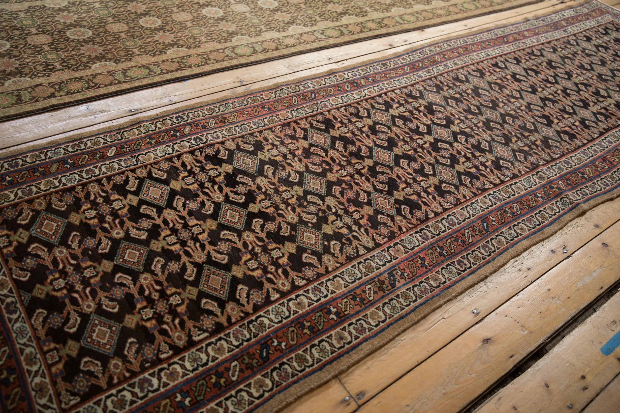 3.5x11.5 Antique Hamadan Rug Runner - Image 10