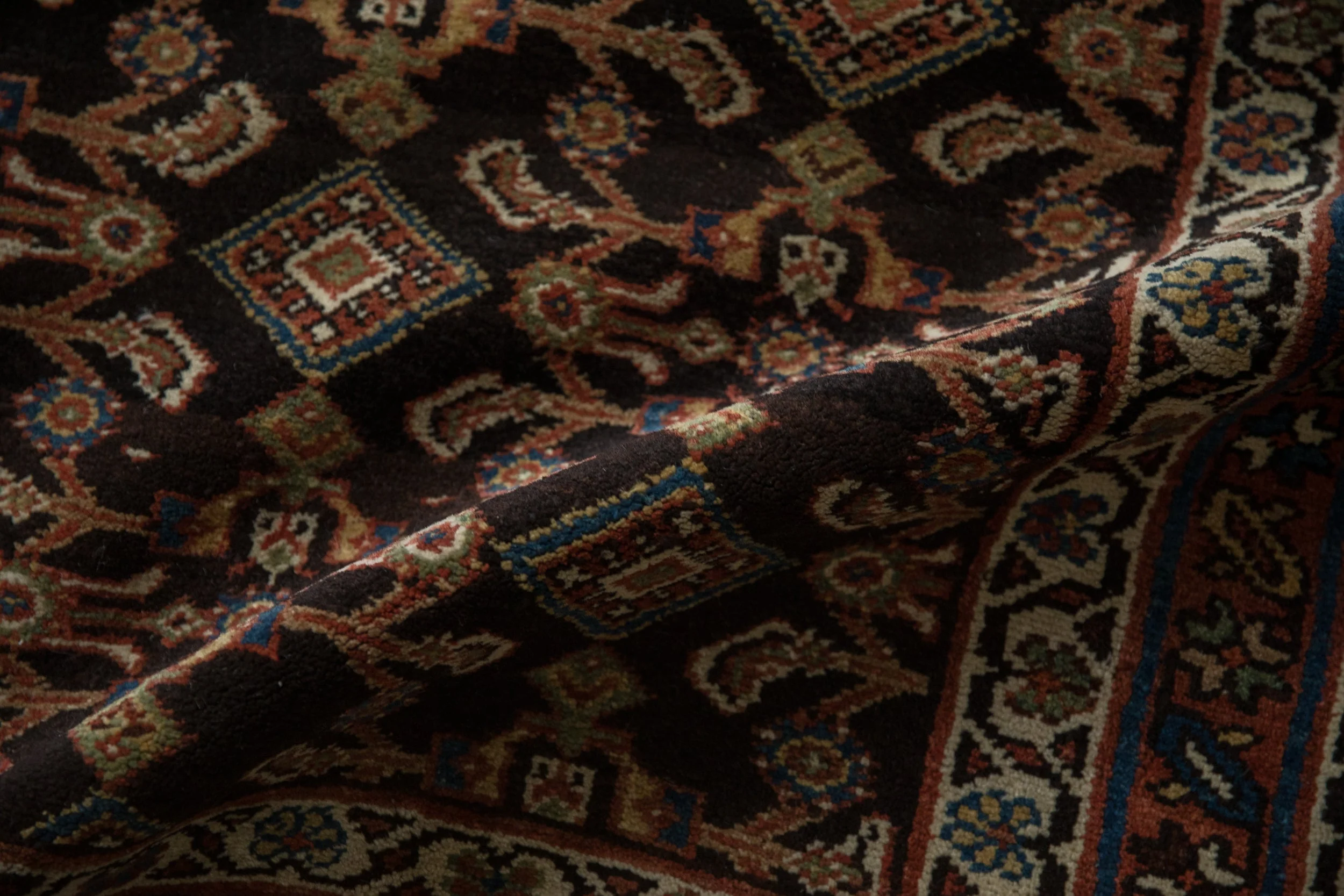 3.5x11.5 Antique Hamadan Rug Runner - Image 11