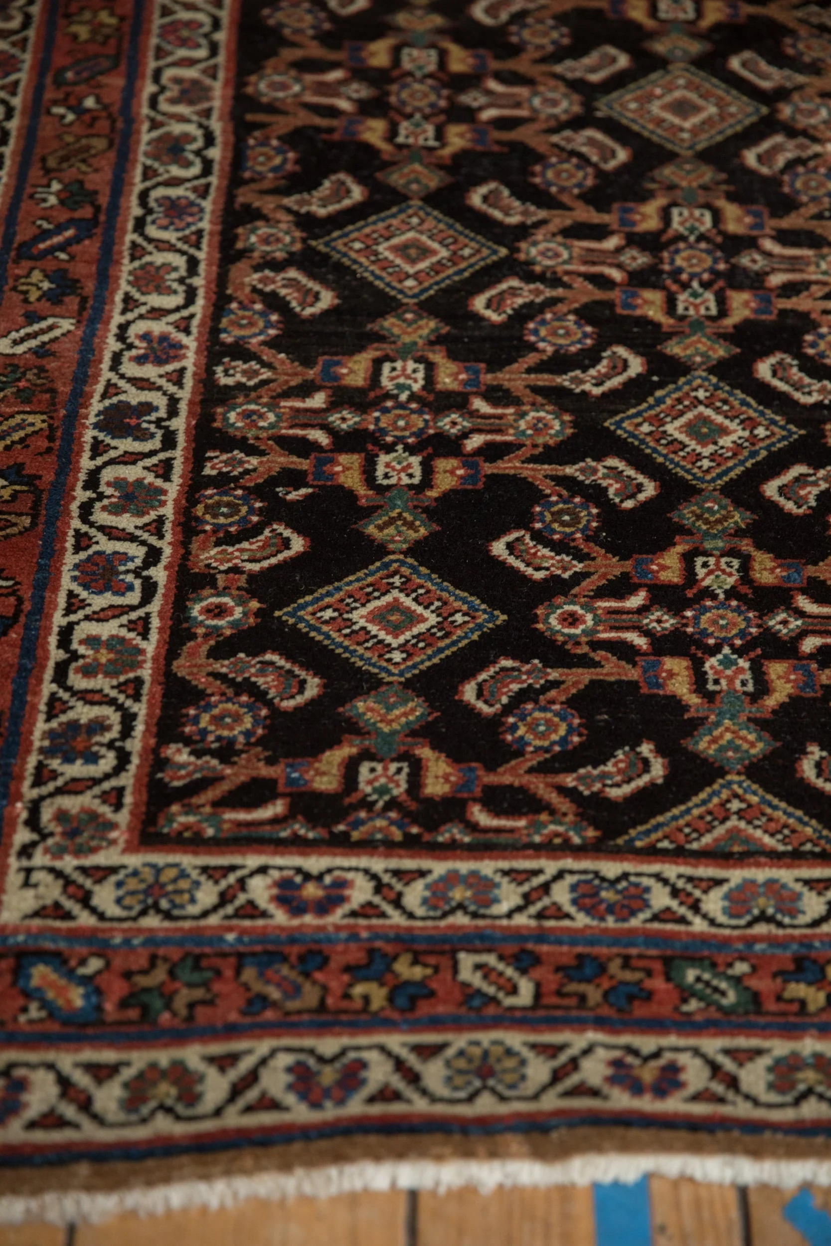 3.5x11.5 Antique Hamadan Rug Runner - Image 6