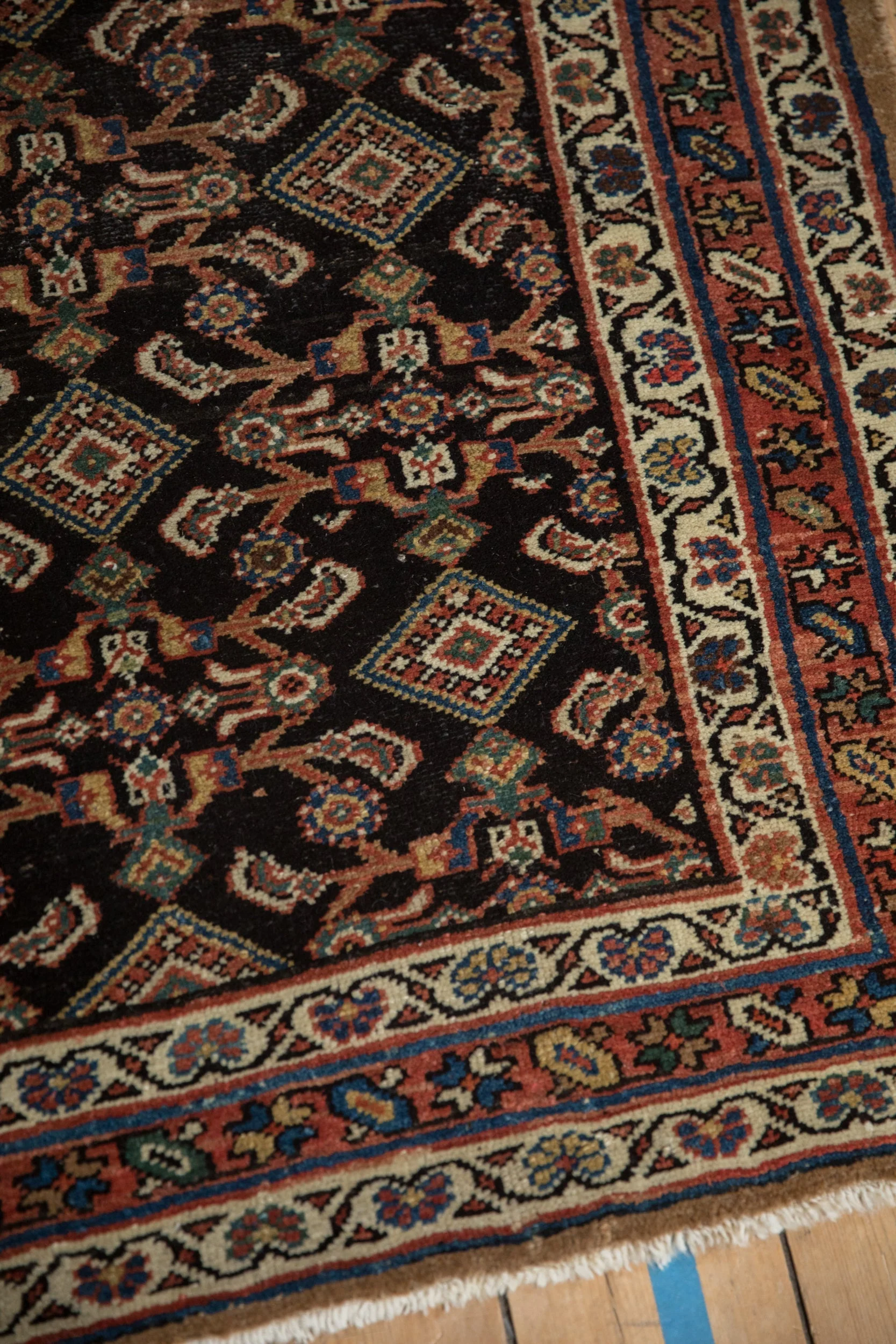 3.5x11.5 Antique Hamadan Rug Runner - Image 7