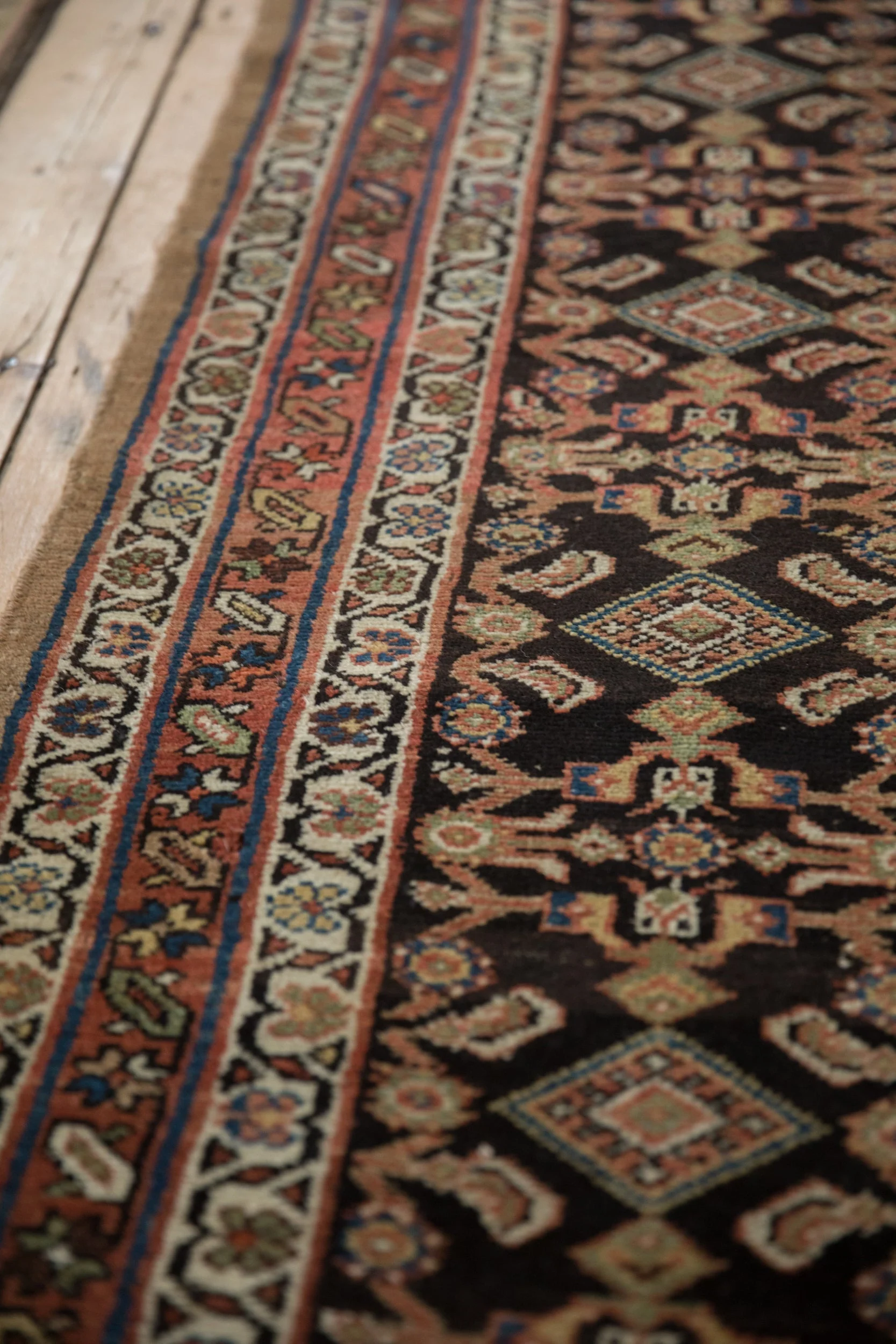 3.5x11.5 Antique Hamadan Rug Runner - Image 9