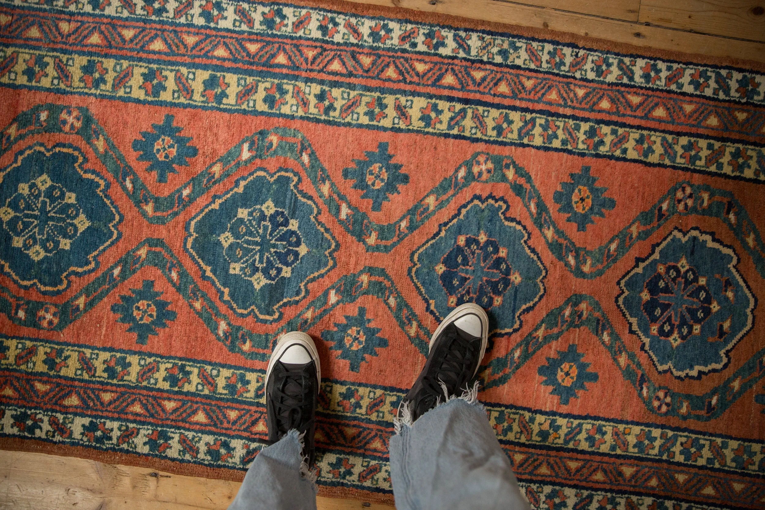 3.5x11.5 Antique Northwest Persian Rug Runner - Image 2