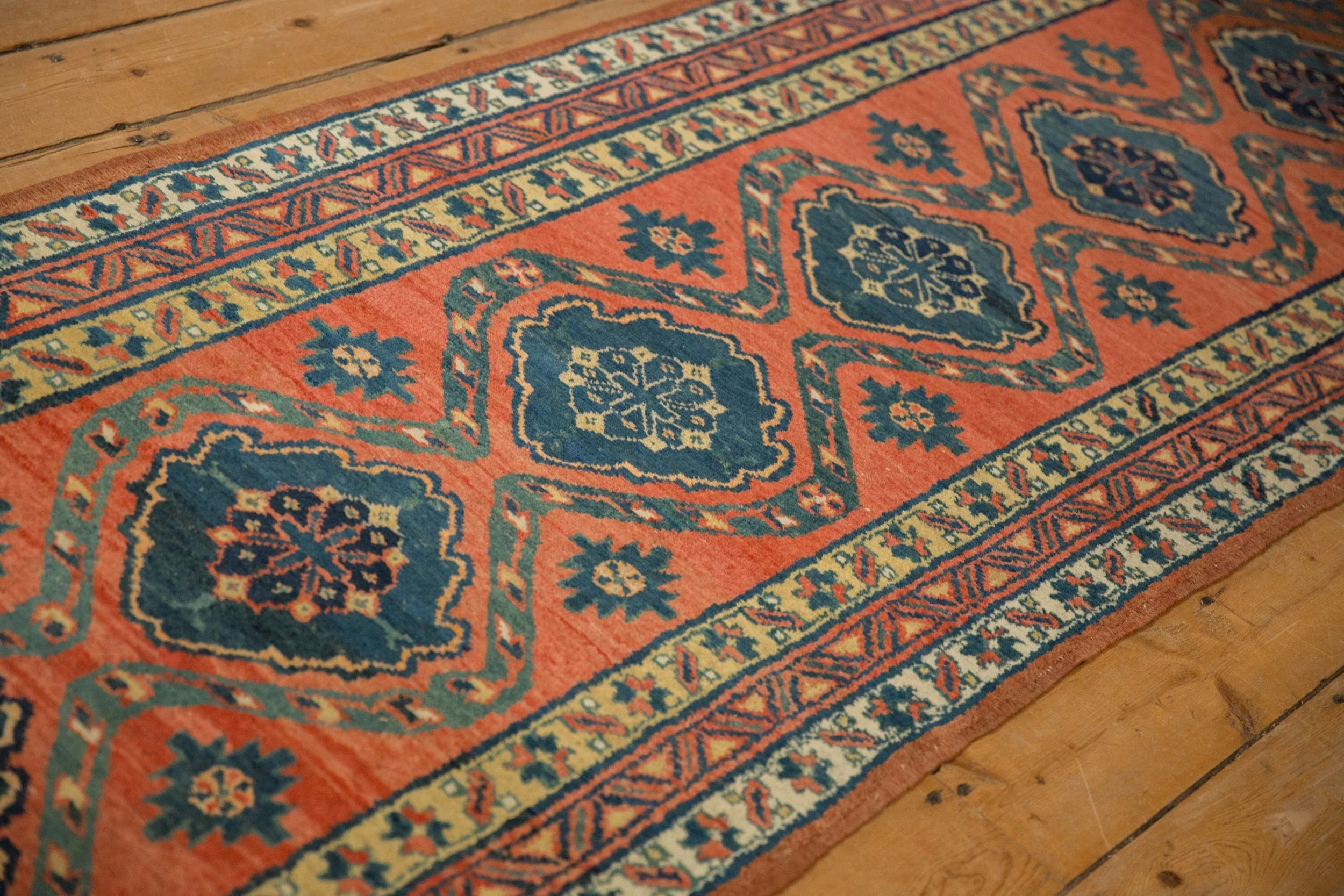 3.5x11.5 Antique Northwest Persian Rug Runner - Image 7