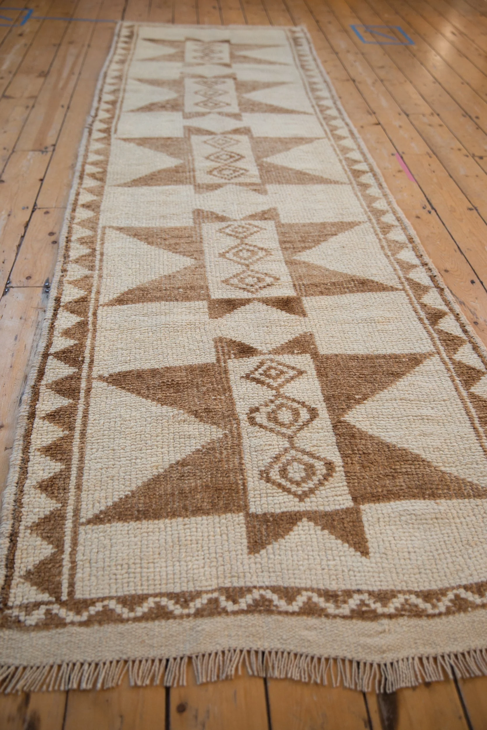 3.5x11.5 Vintage Distressed Kurd Rug Runner - Image 6