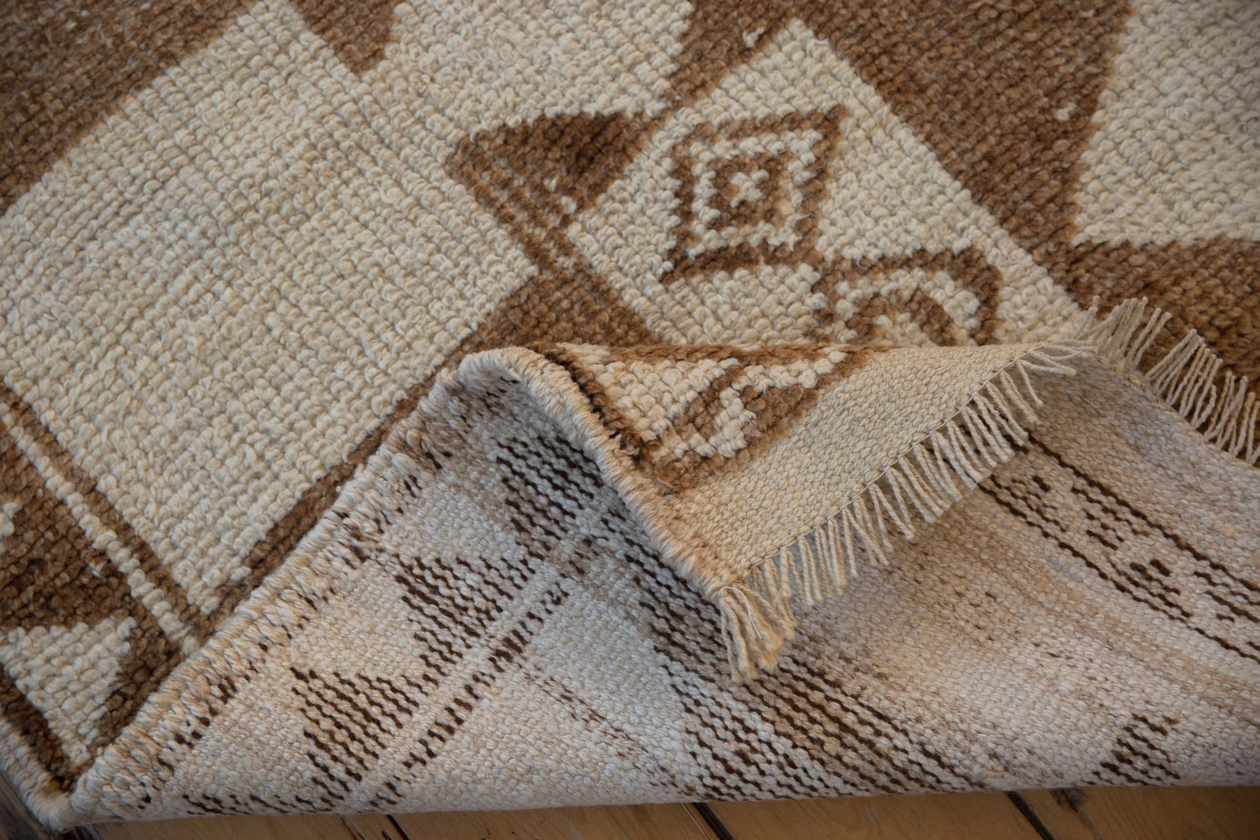 3.5x11.5 Vintage Distressed Kurd Rug Runner - Image 9