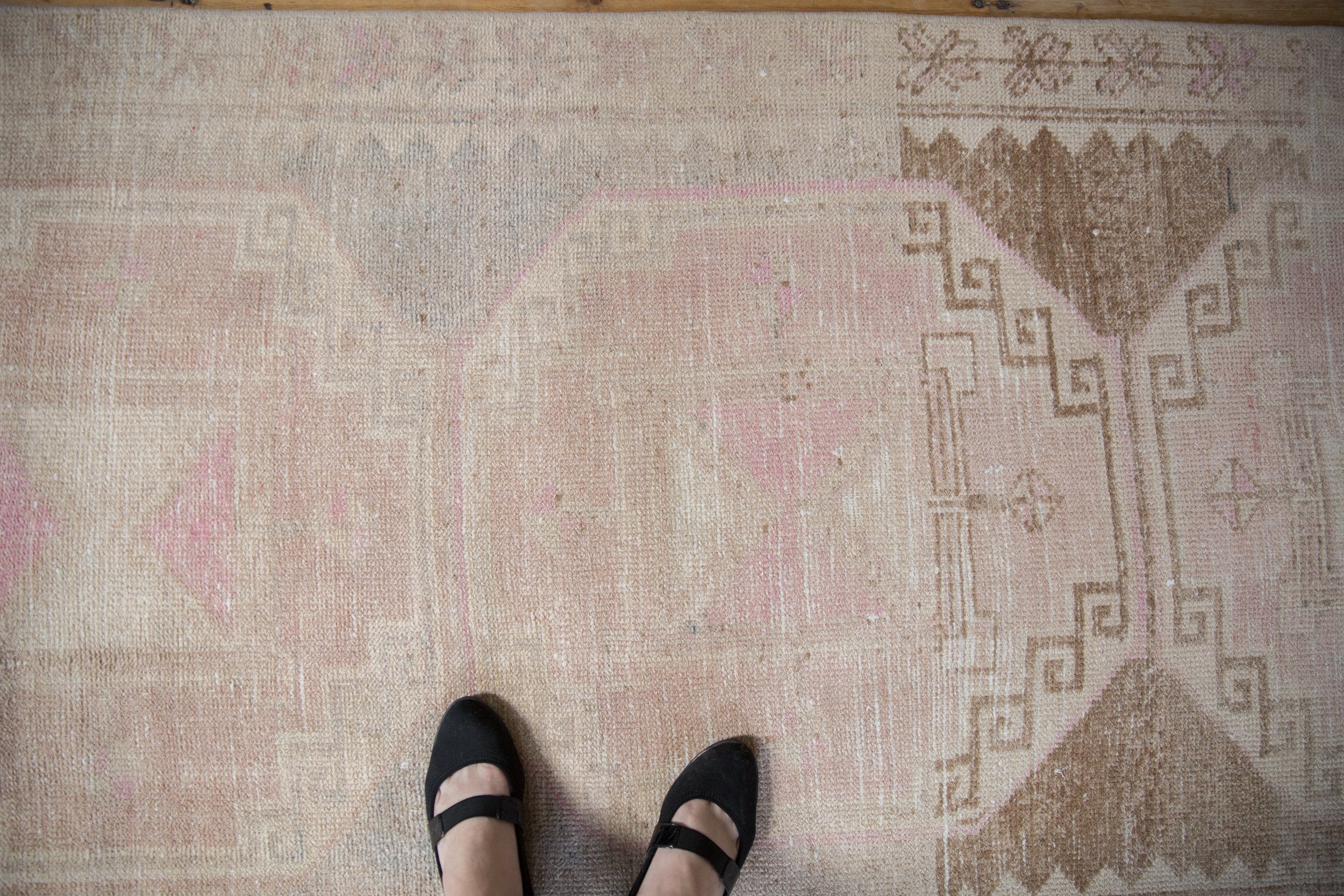 3.5x11.5 Vintage Distressed Oushak Rug Runner - Image 2
