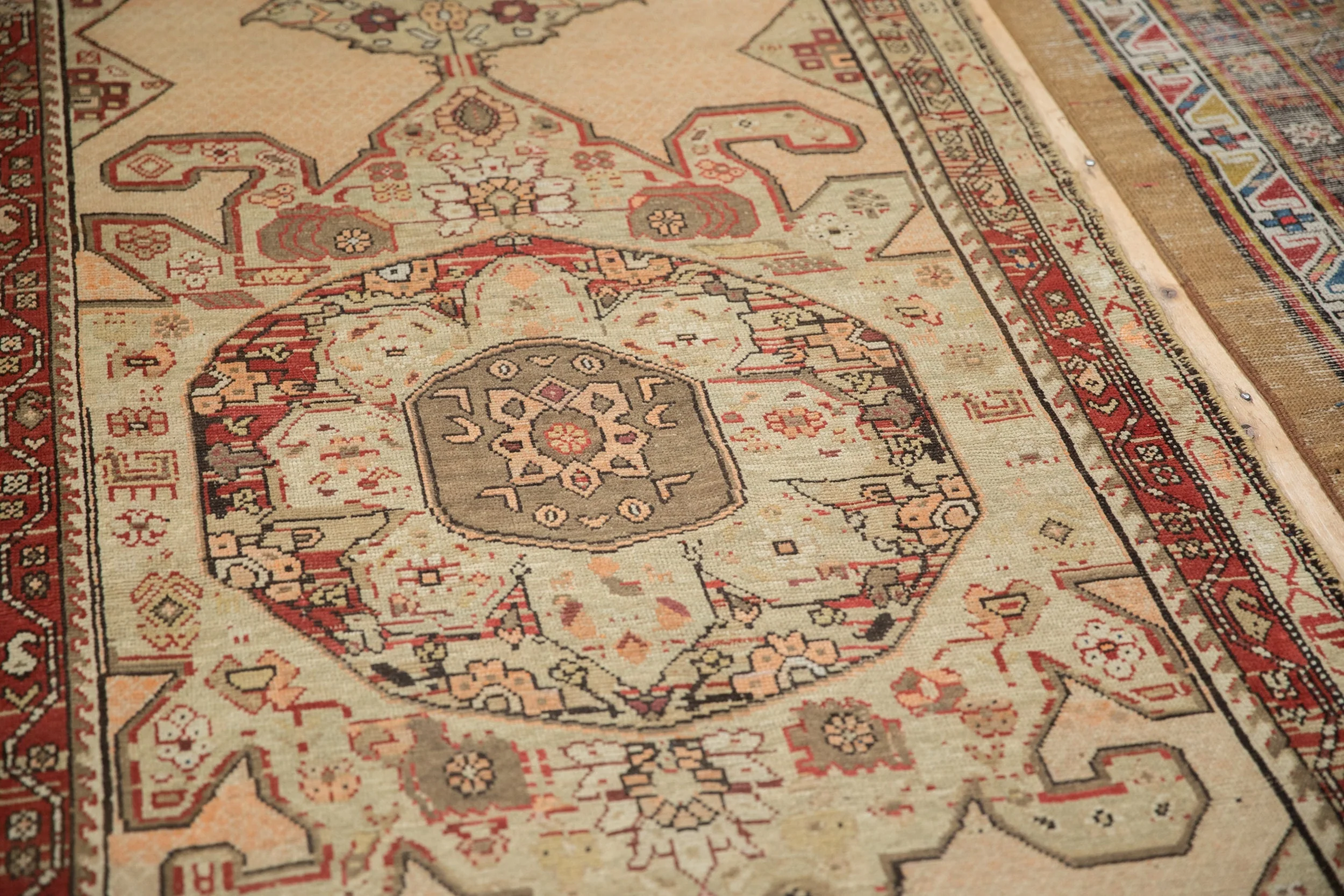 3.5x11 Antique Distressed Karabagh Rug Runner - Image 12