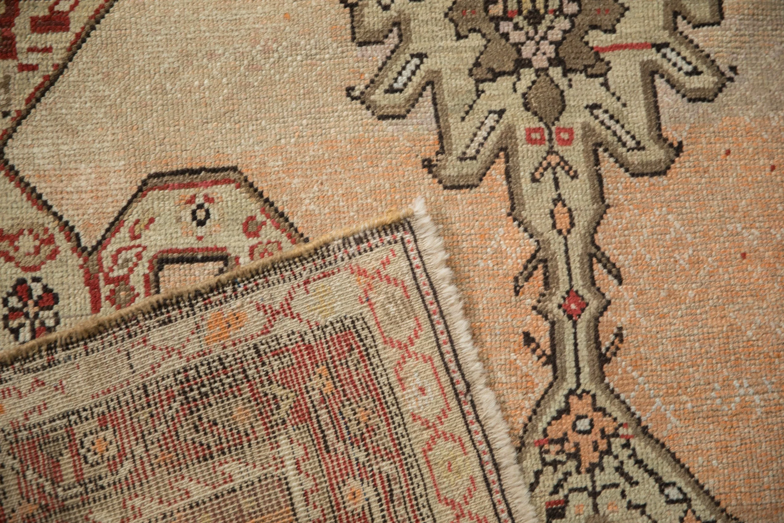 3.5x11 Antique Distressed Karabagh Rug Runner - Image 14