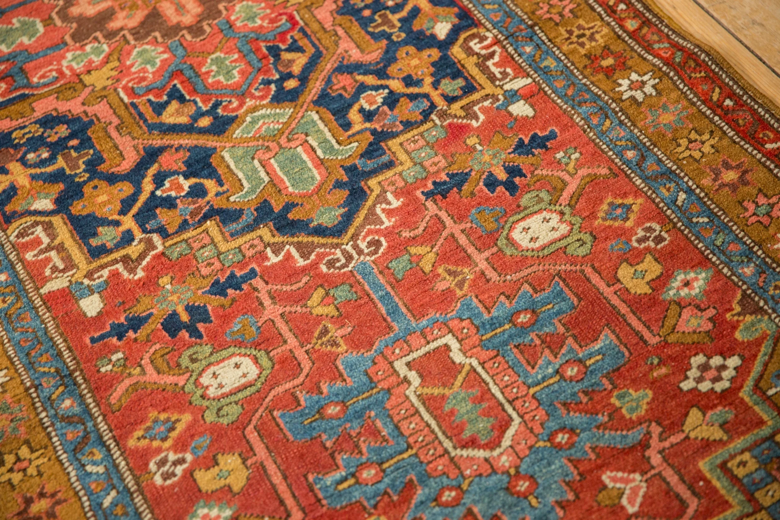 3.5x11 Antique Heriz Rug Runner - Image 10