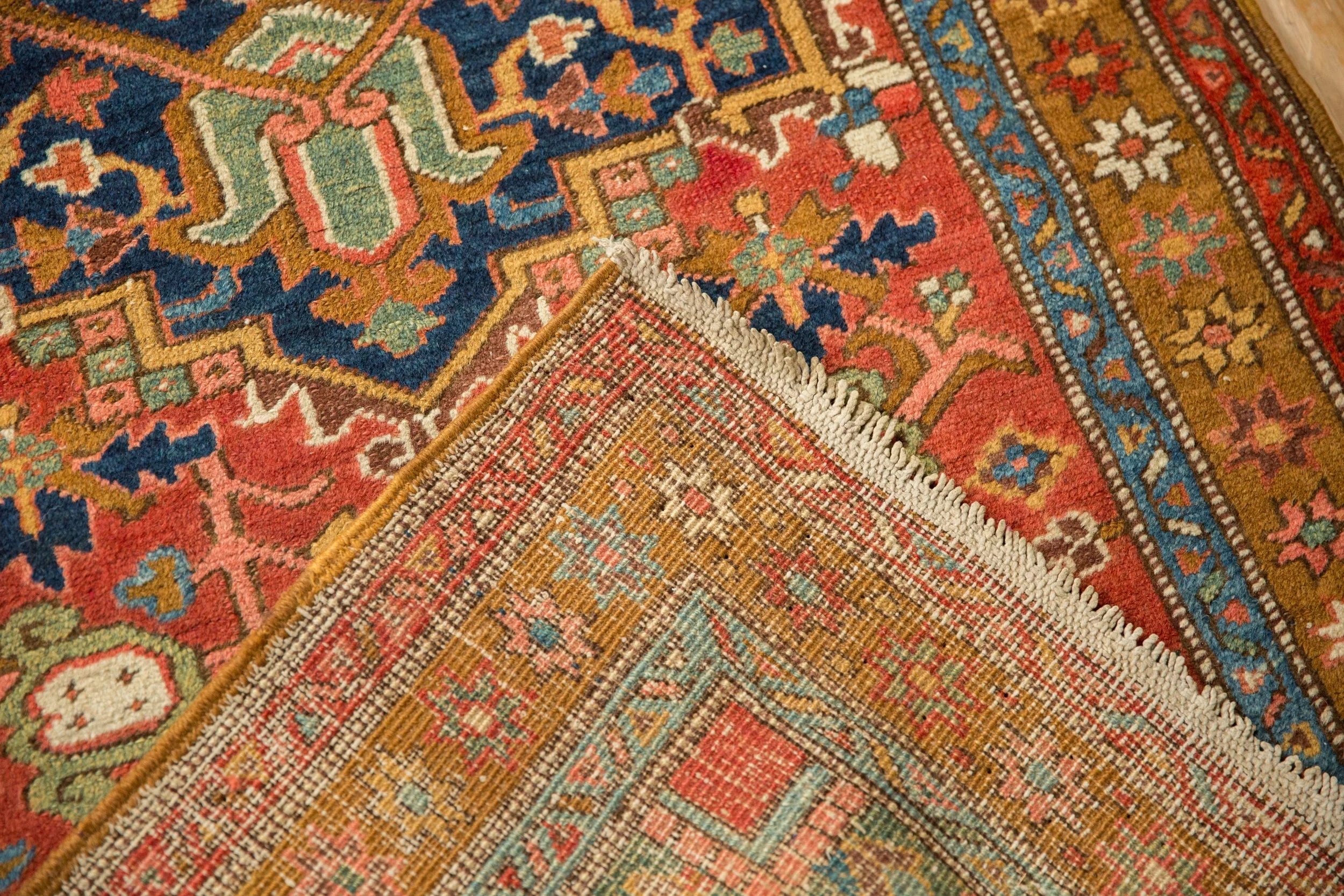 3.5x11 Antique Heriz Rug Runner - Image 12