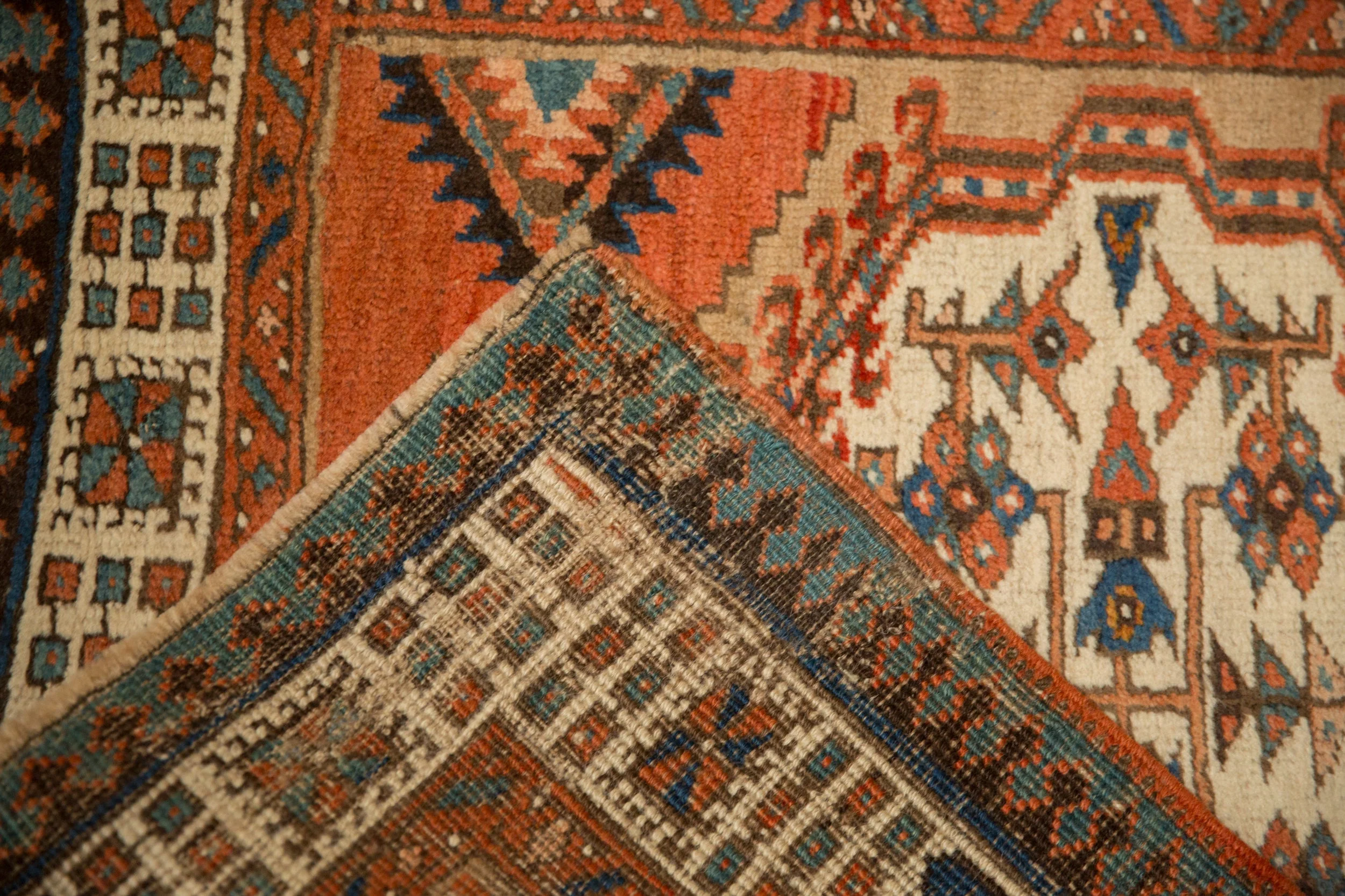 3.5x11 Antique Serab Rug Runner - Image 11