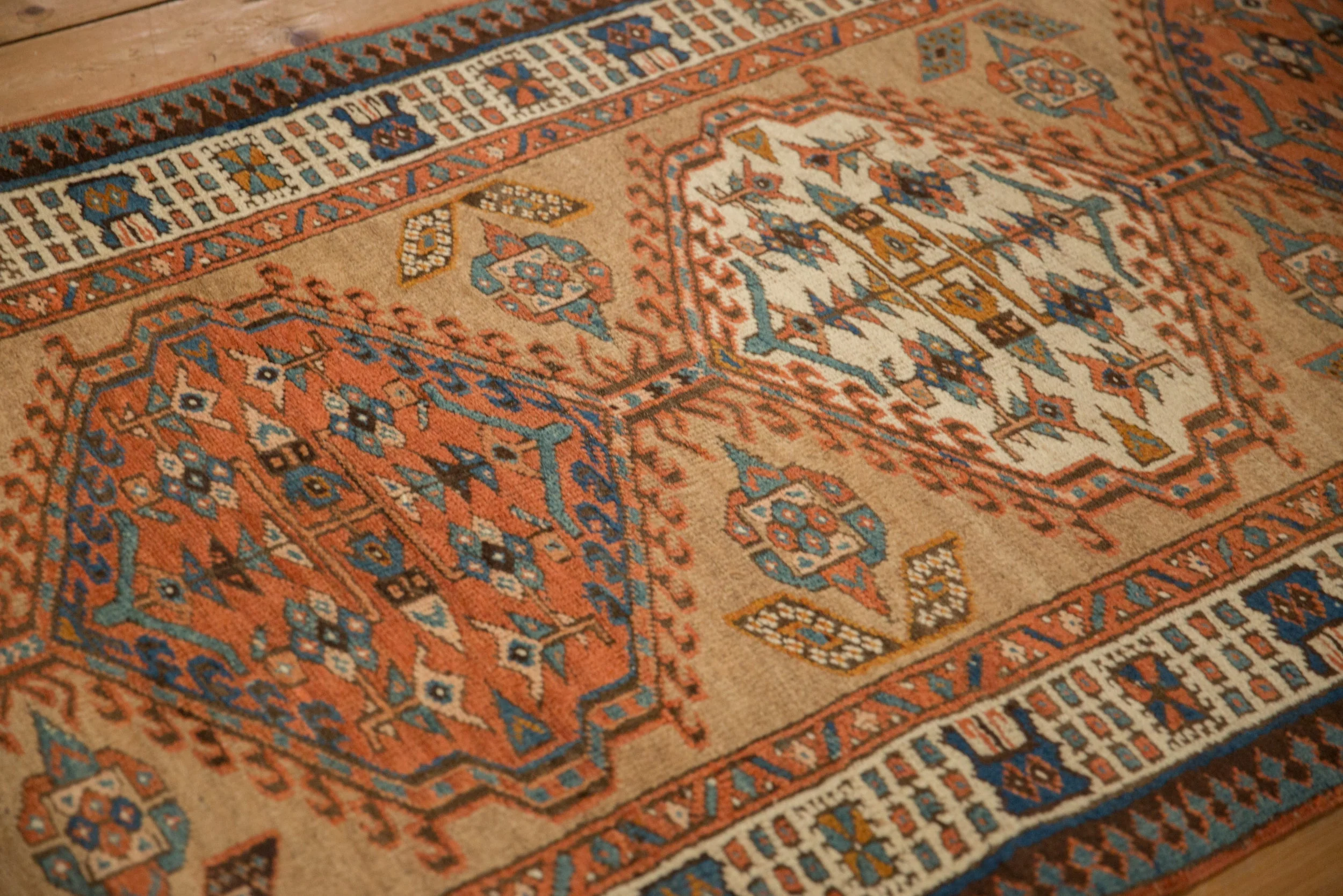 3.5x11 Antique Serab Rug Runner - Image 6