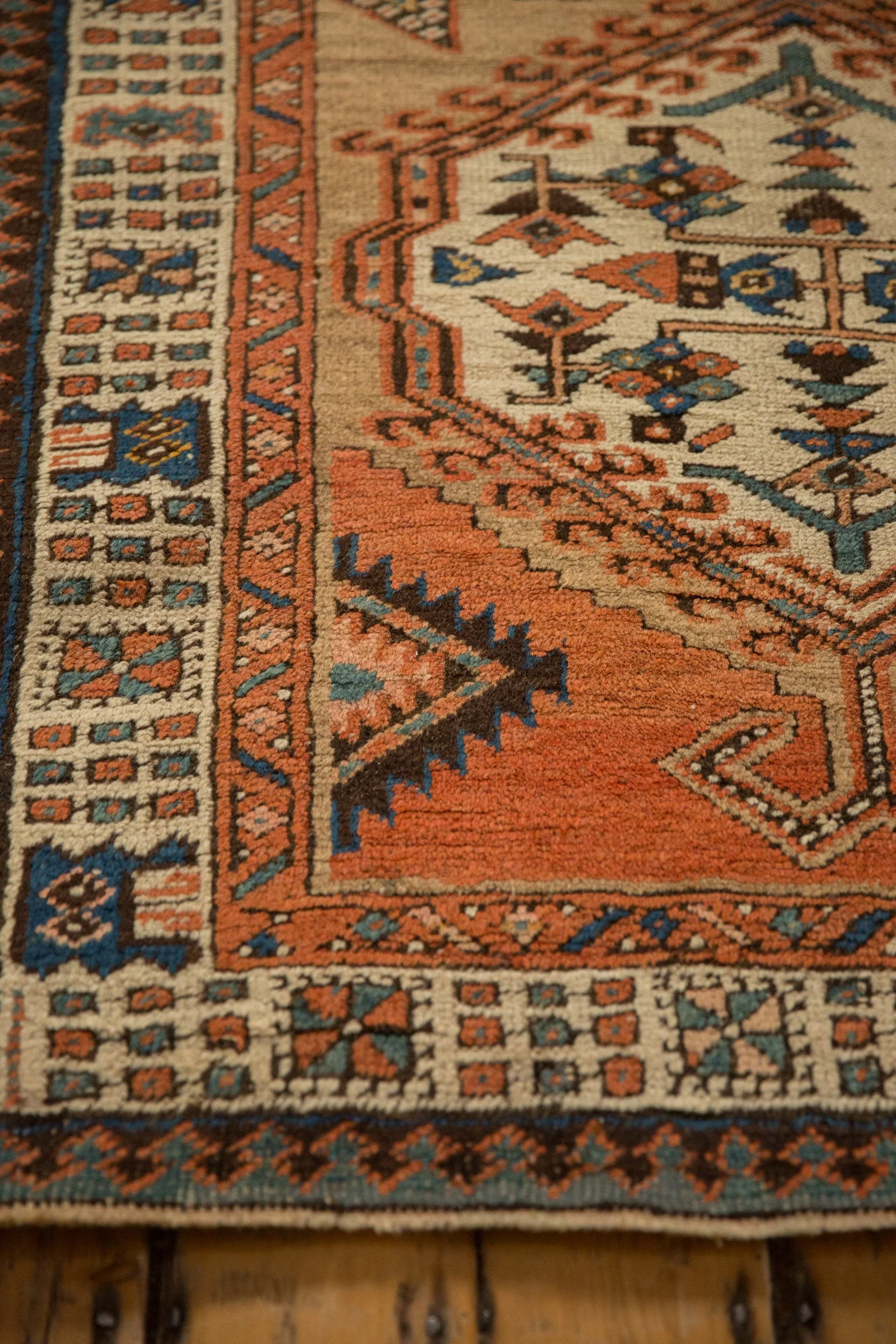 3.5x11 Antique Serab Rug Runner - Image 8