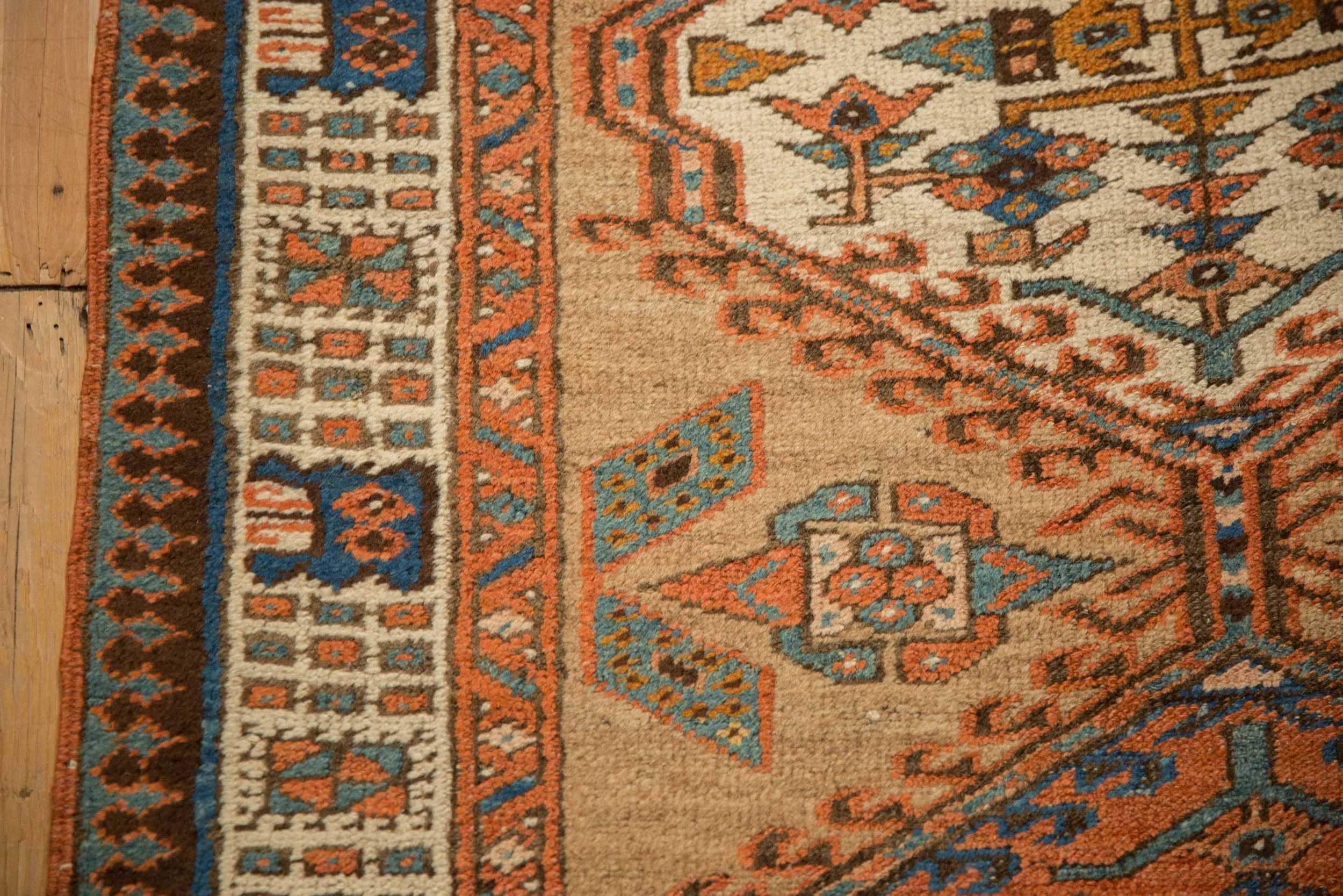 3.5x11 Antique Serab Rug Runner - Image 9