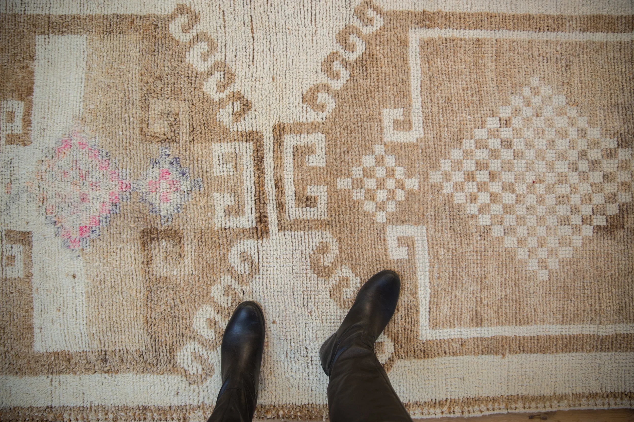 3.5x11 Vintage Distressed Kurd Rug Runner - Image 2