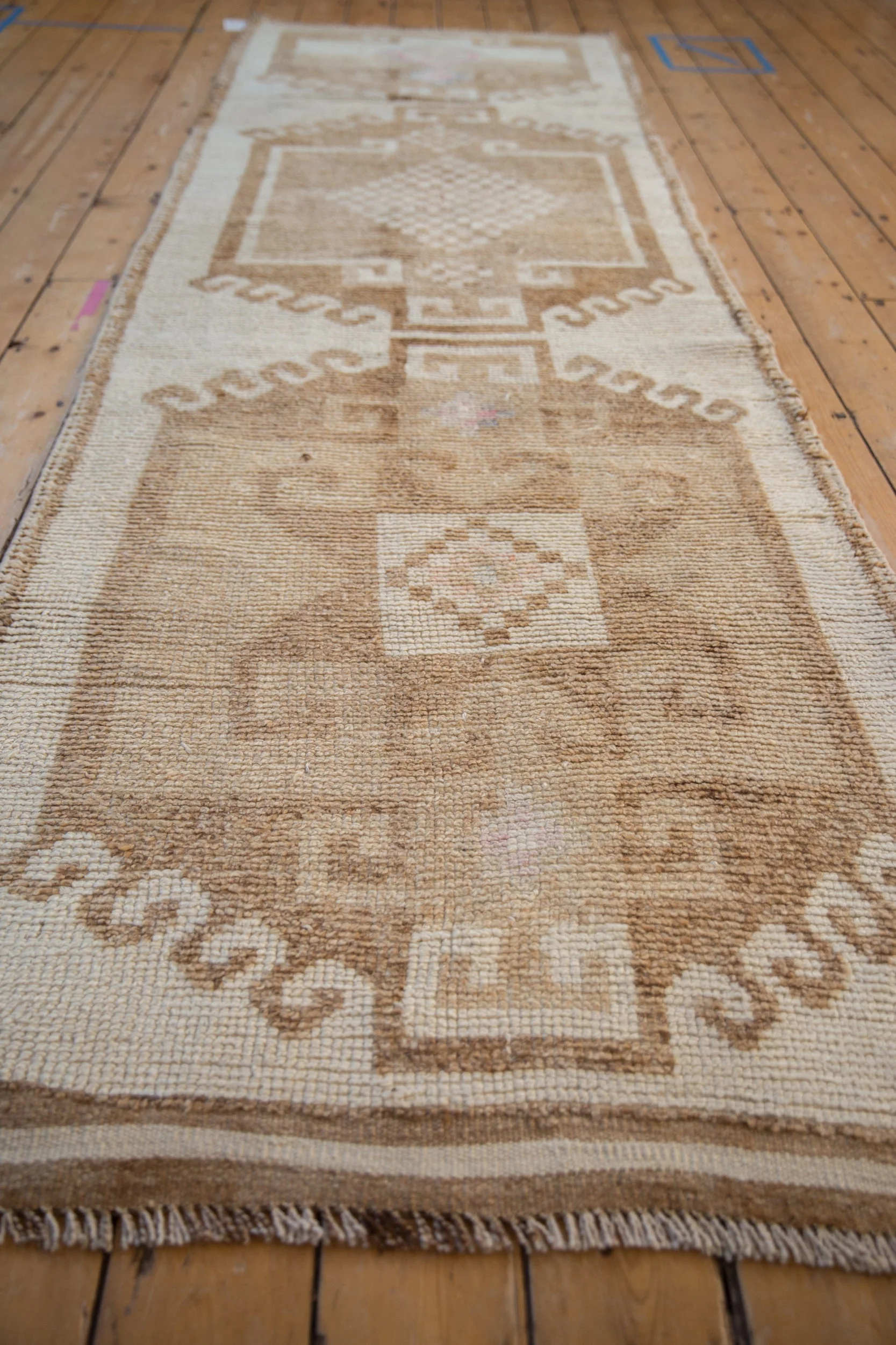 3.5x11 Vintage Distressed Kurd Rug Runner - Image 7
