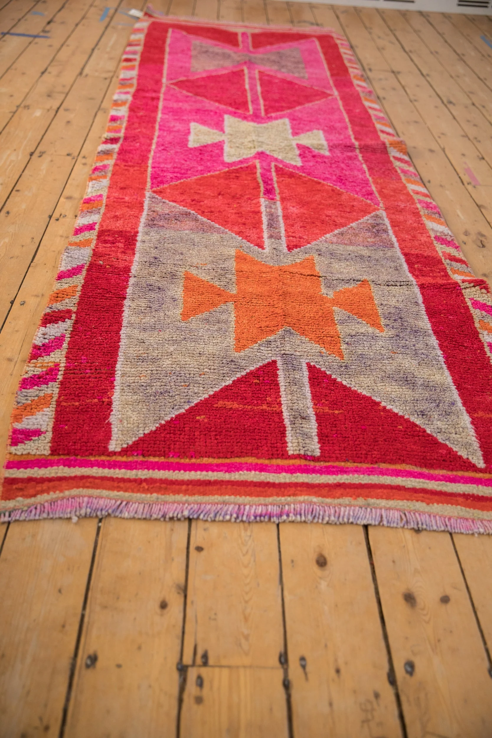 3.5x11 Vintage Distressed Kurd Rug Runner - Image 4
