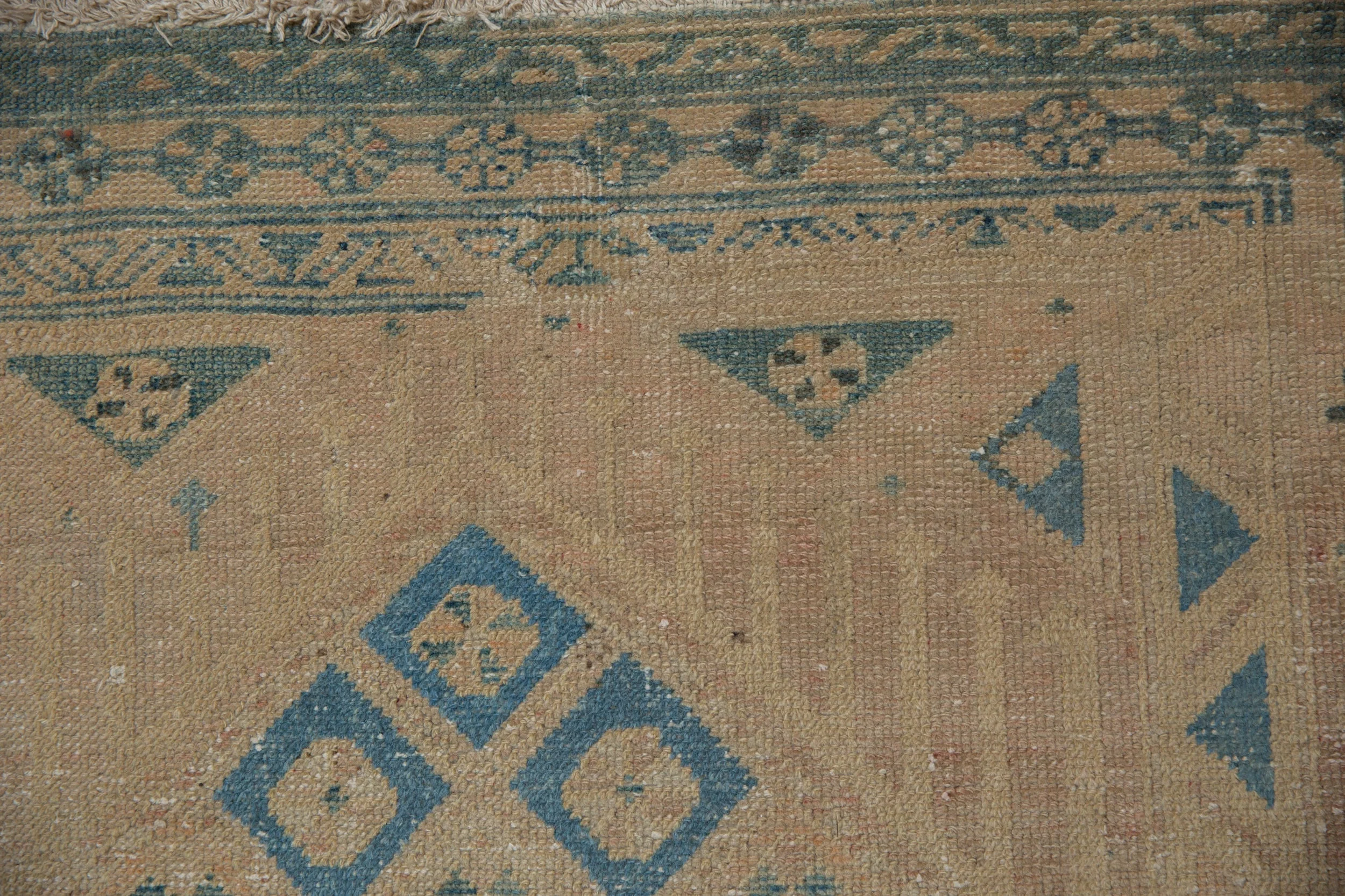 3.5x11 Vintage Distressed Northwest Persian Rug Runner - Image 10