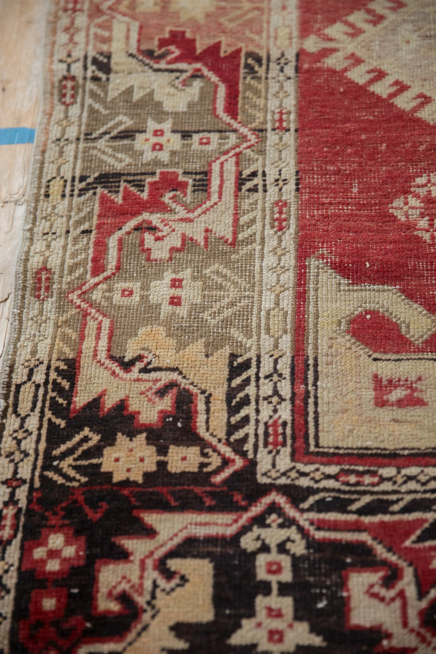 3.5x11 Vintage Distressed Oushak Rug Runner - Image 10
