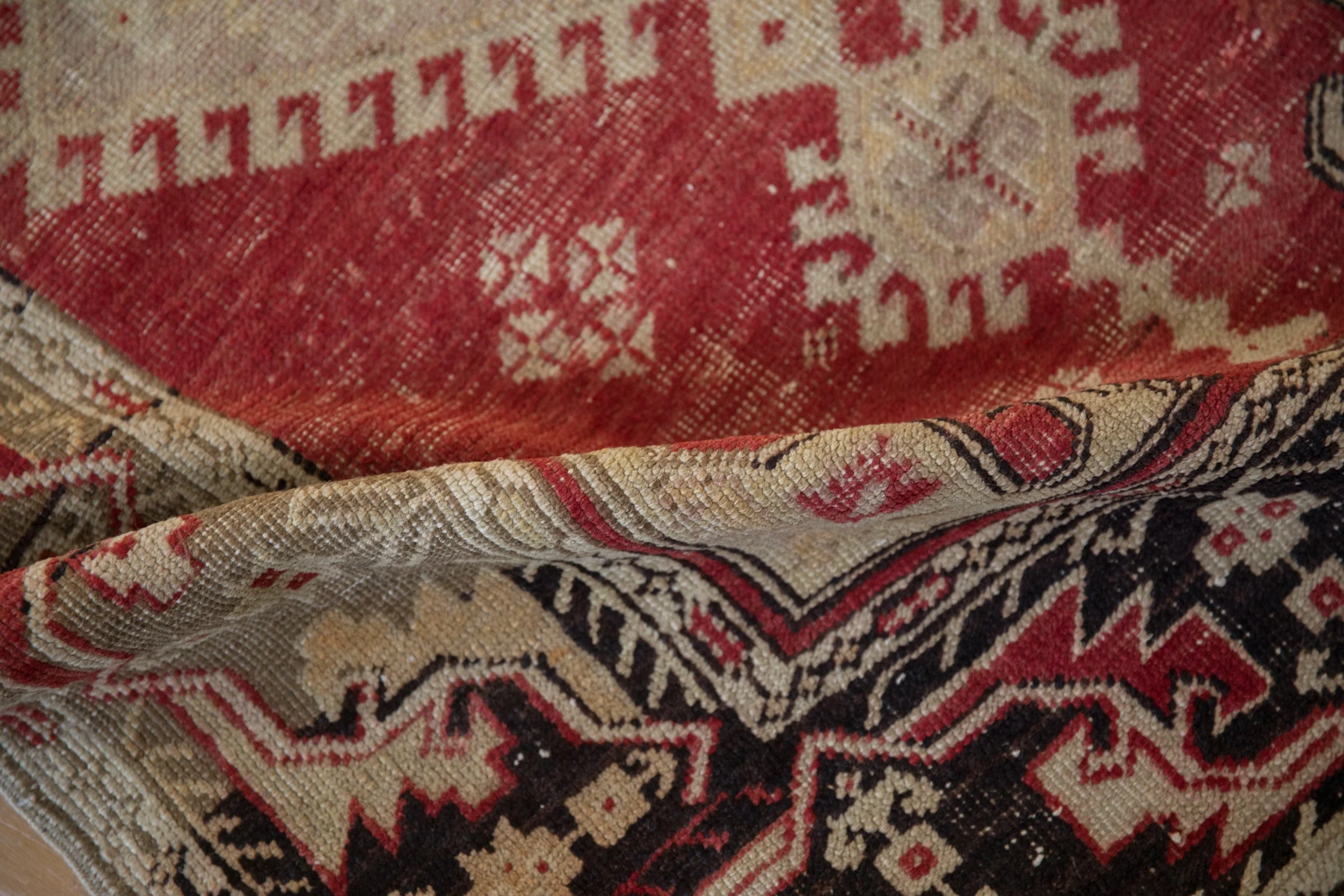 3.5x11 Vintage Distressed Oushak Rug Runner - Image 11