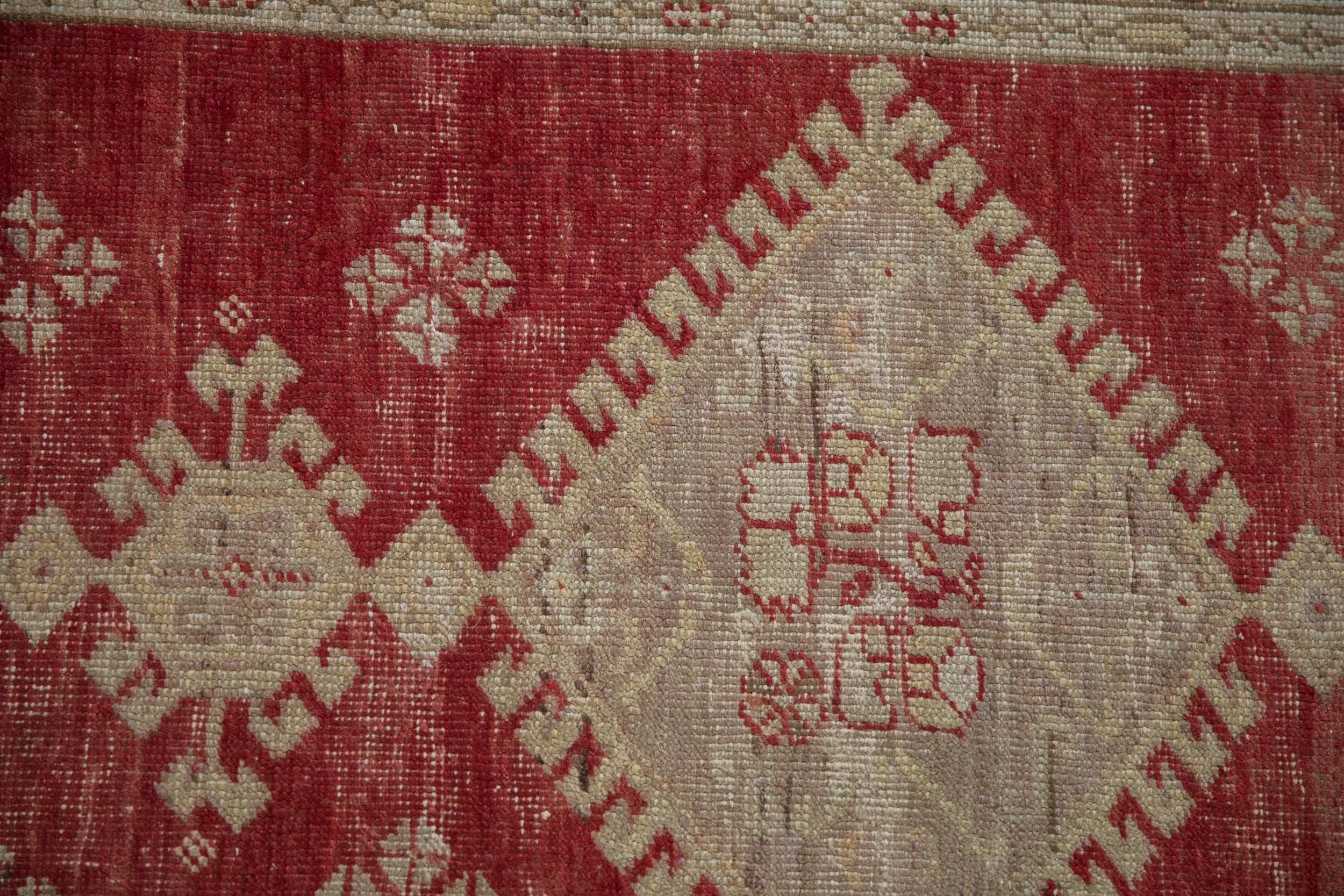 3.5x11 Vintage Distressed Oushak Rug Runner - Image 3
