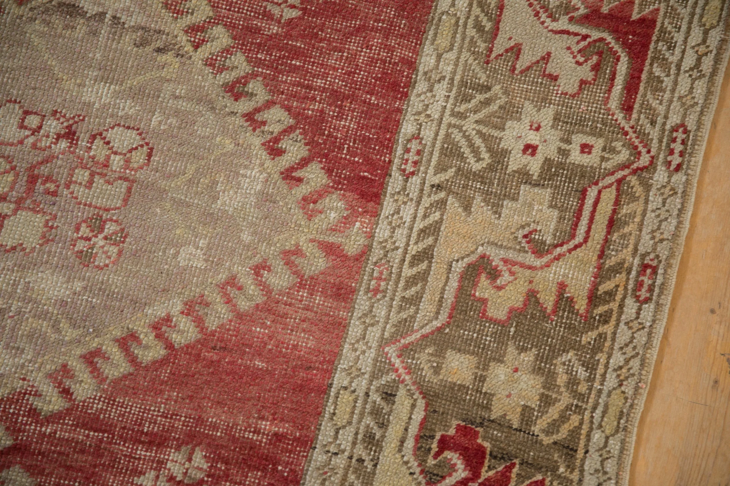 3.5x11 Vintage Distressed Oushak Rug Runner - Image 4