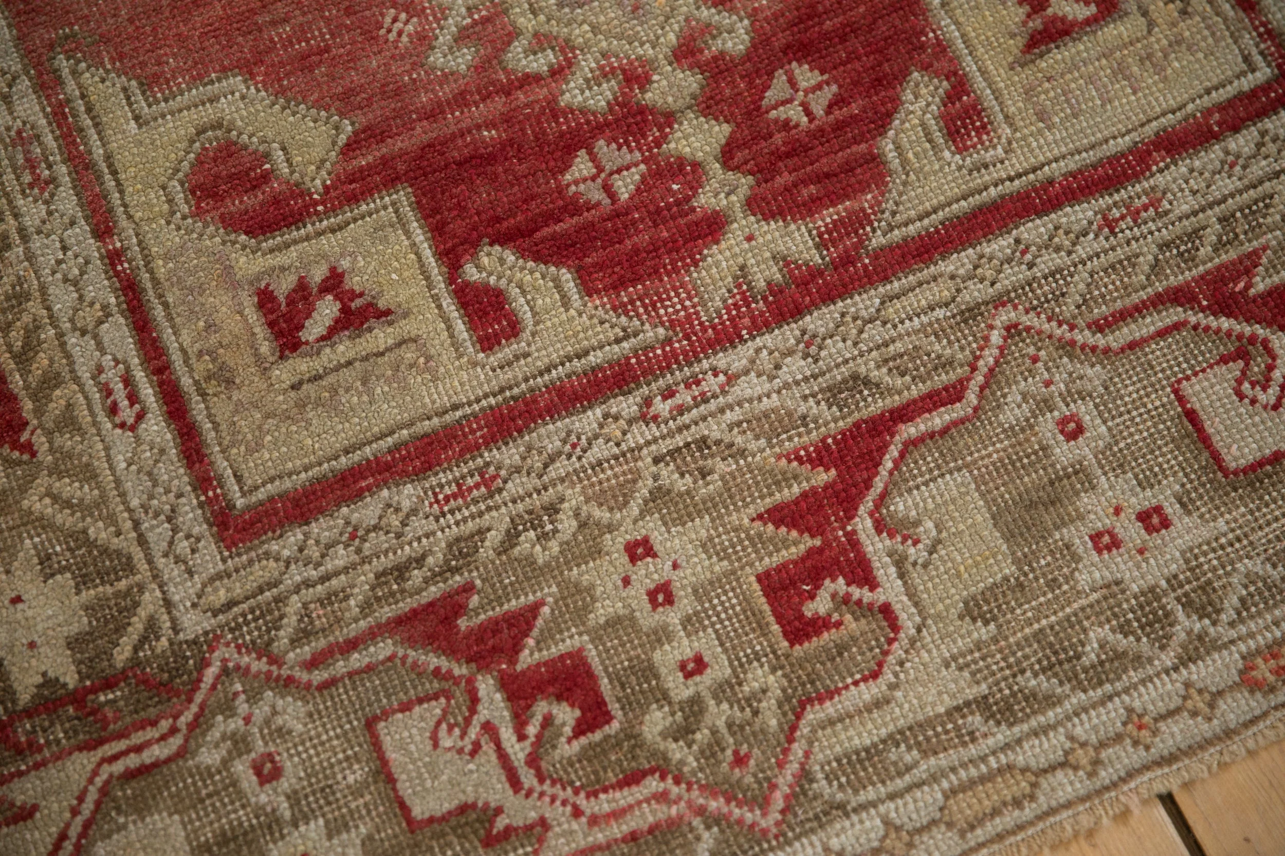 3.5x11 Vintage Distressed Oushak Rug Runner - Image 6