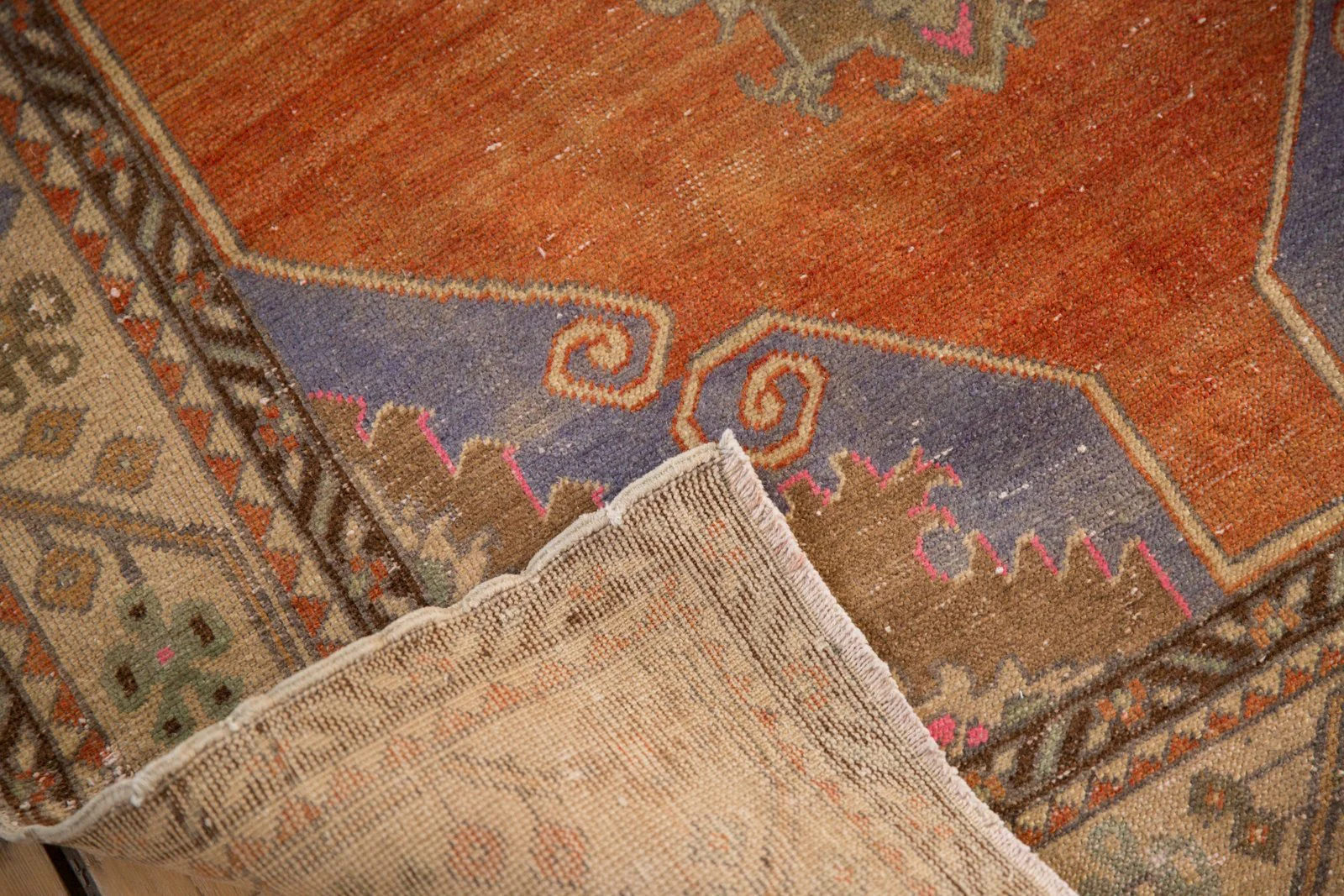3.5x11 Vintage Distressed Oushak Rug Runner - Image 12