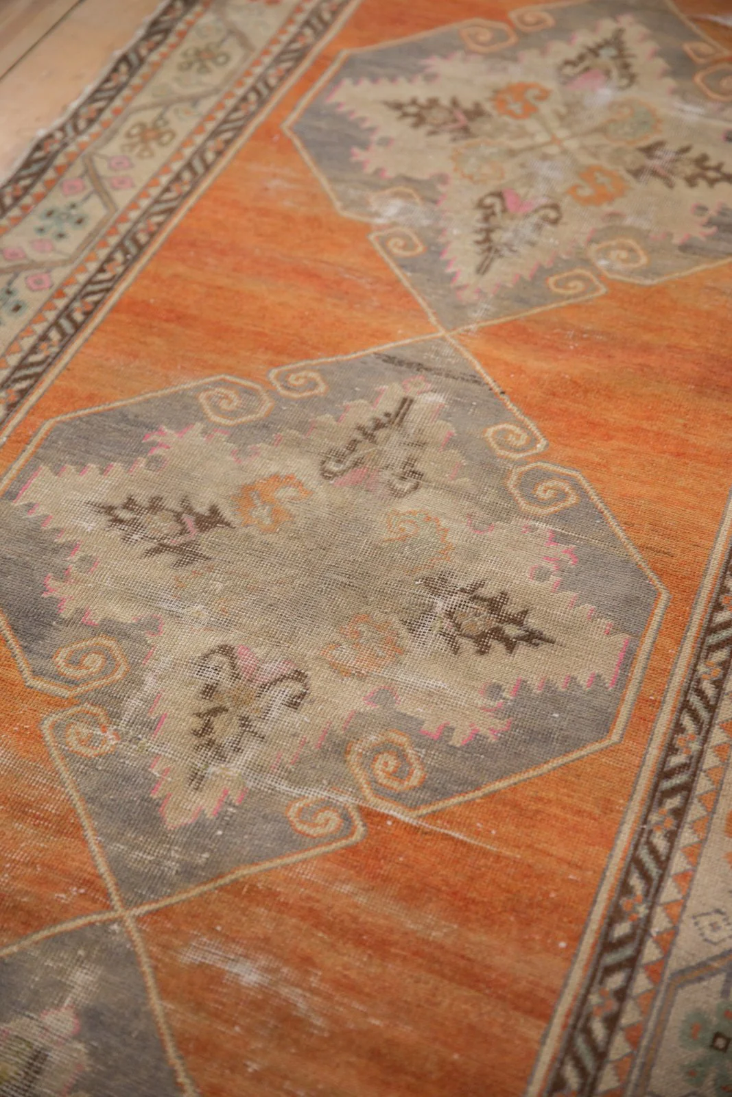 3.5x11 Vintage Distressed Oushak Rug Runner - Image 14